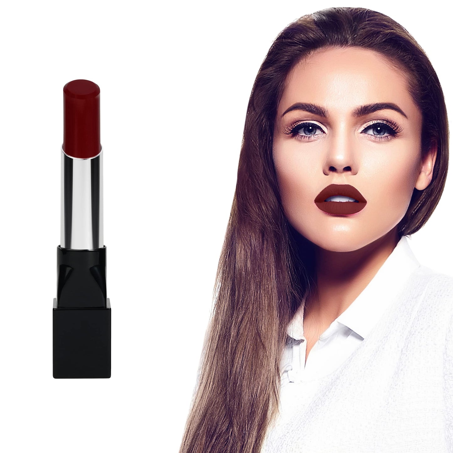 Glam21 Ultra Velvet Lipstick | Long-lasting stay on lips | Lovely matte finish | 2.5gm | Royal Maroon-21