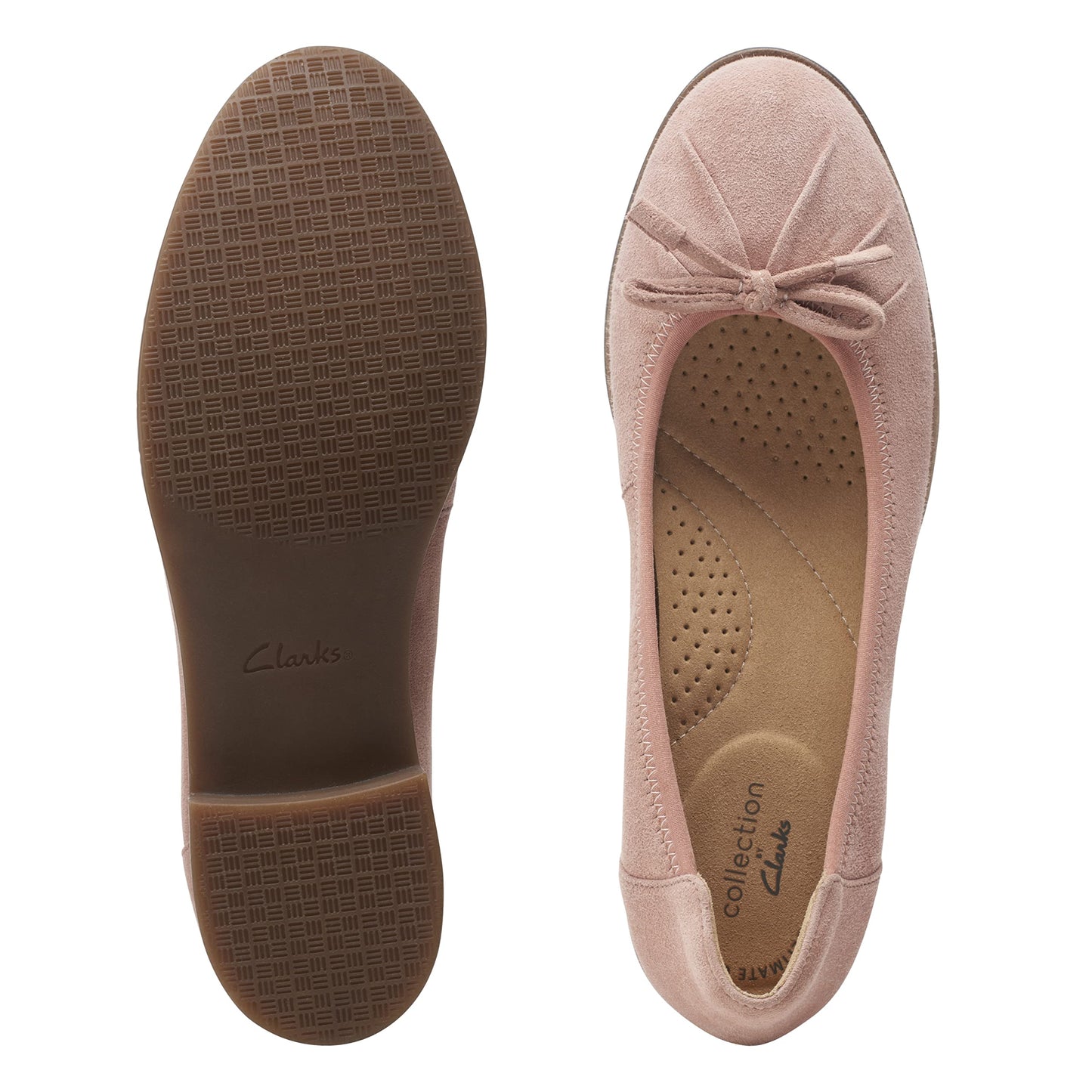 Clarks Pink Coloured Women Slip On Shoes (Size: 7)-26154380Pink