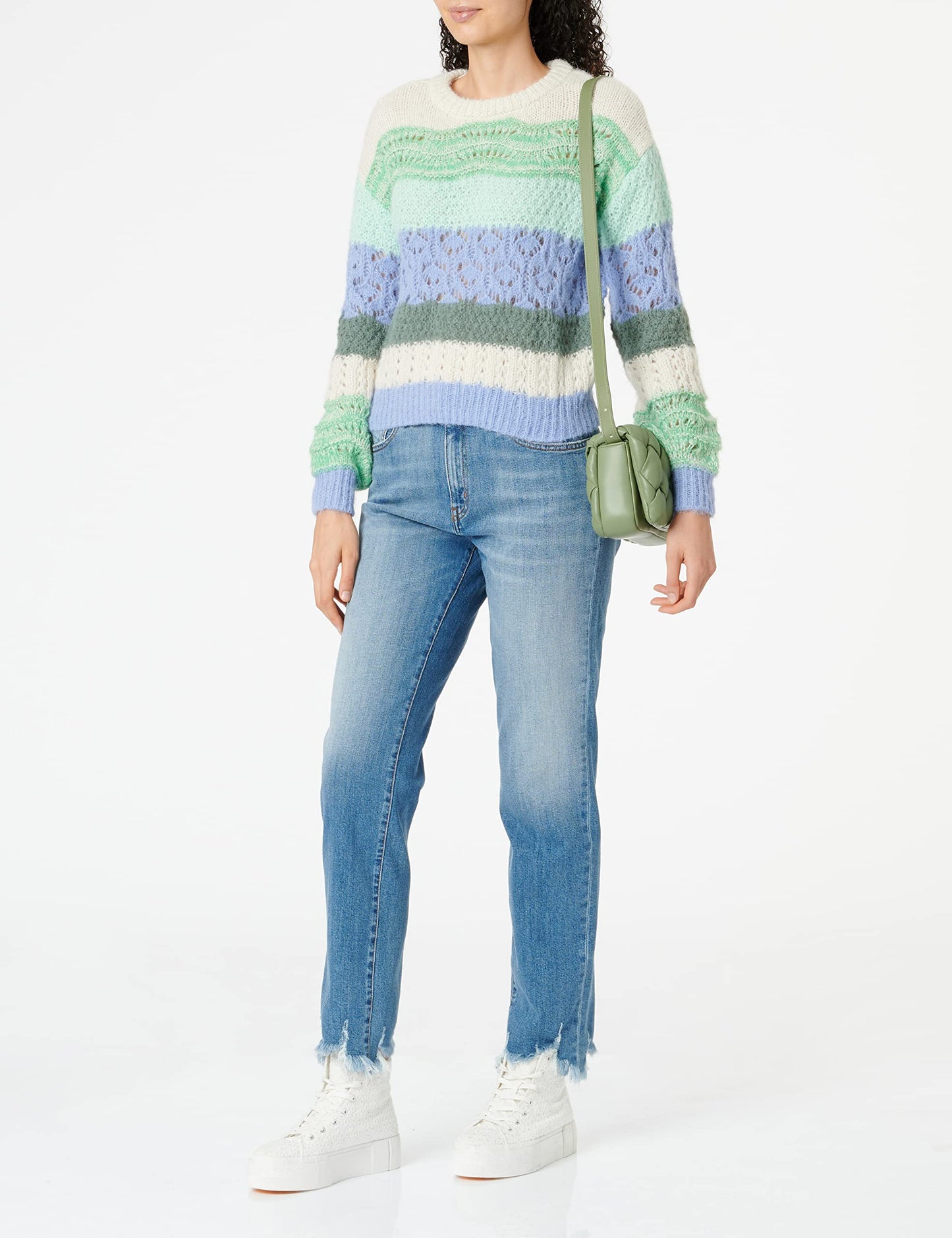 VERO MODA Regular Fit Sweater(104453601_Birch_L)