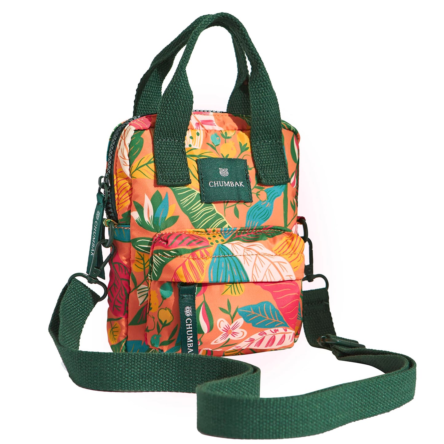 Chumbak Crossbody Sling Bag for Women | Stylish Printed Canvas Box Sling bag | Multipurpose Daily use Bag for Office/College/Travel