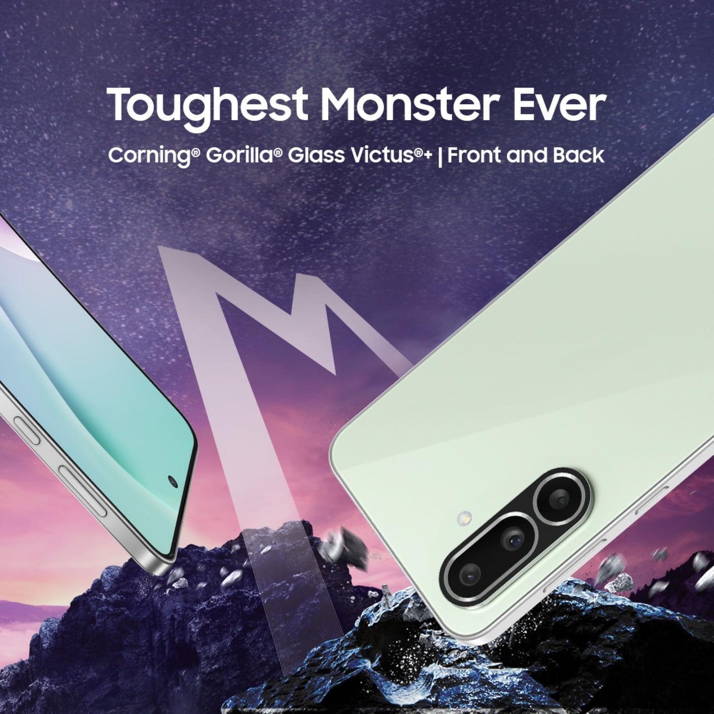 Samsung Galaxy M56 5G (Light Green, 8 GB RAM, 128 GB Storage) | Slimmest Phone in the Segment | Gorilla Glass Victus+ | 10 Bit HDR Video | Enhanced Nightography | 4nm Processor | Vapor Cooling Chamber