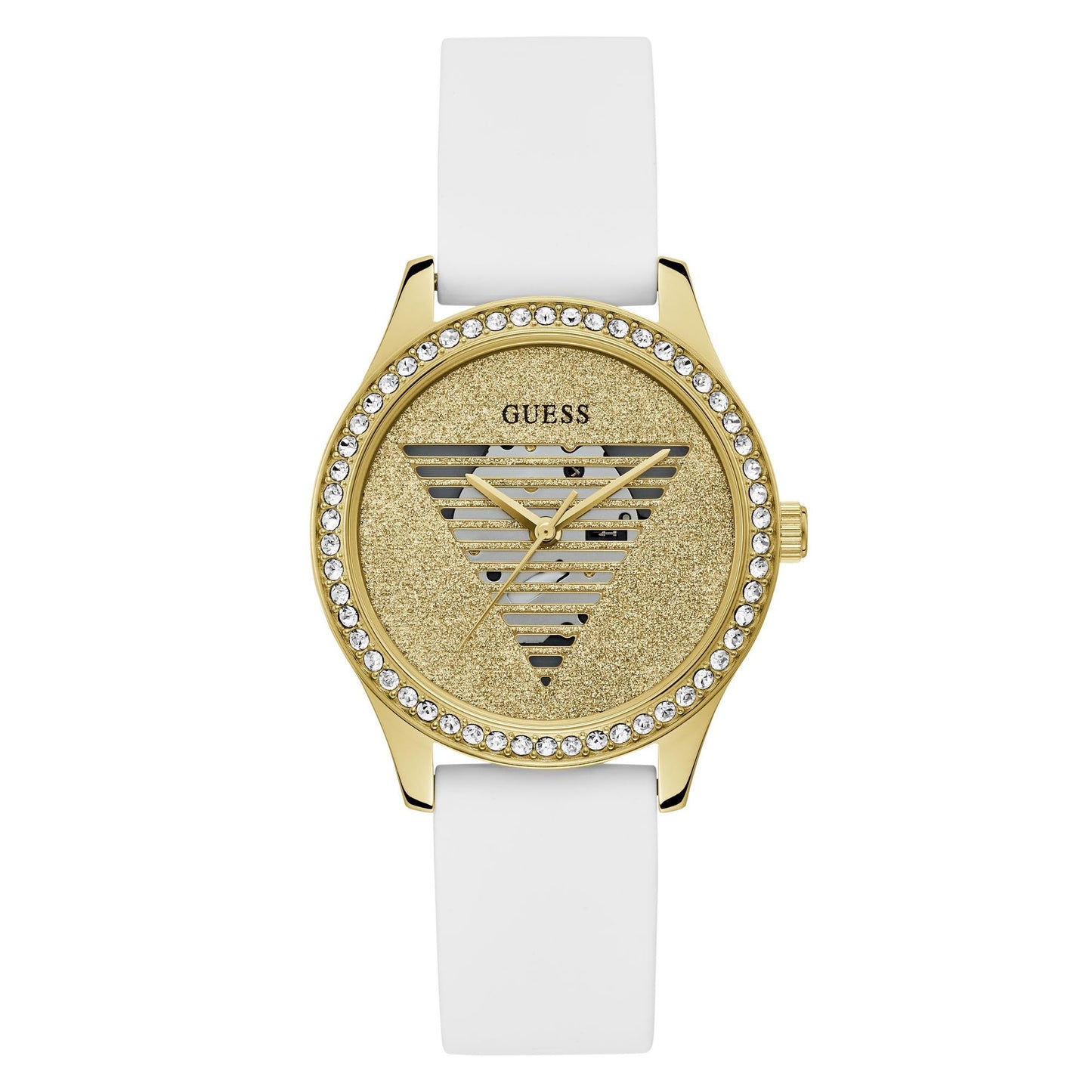 GUESS Analogue Gold Dial Women's Watch-GW0530L1