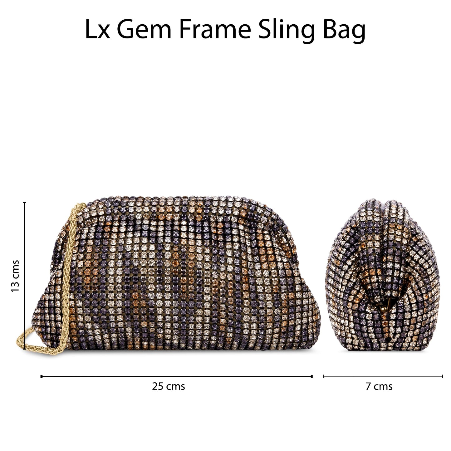 Lavie Luxe Women's Frame Cross Body Sling Bag | Ladies Purse Handbag | Gift for Women