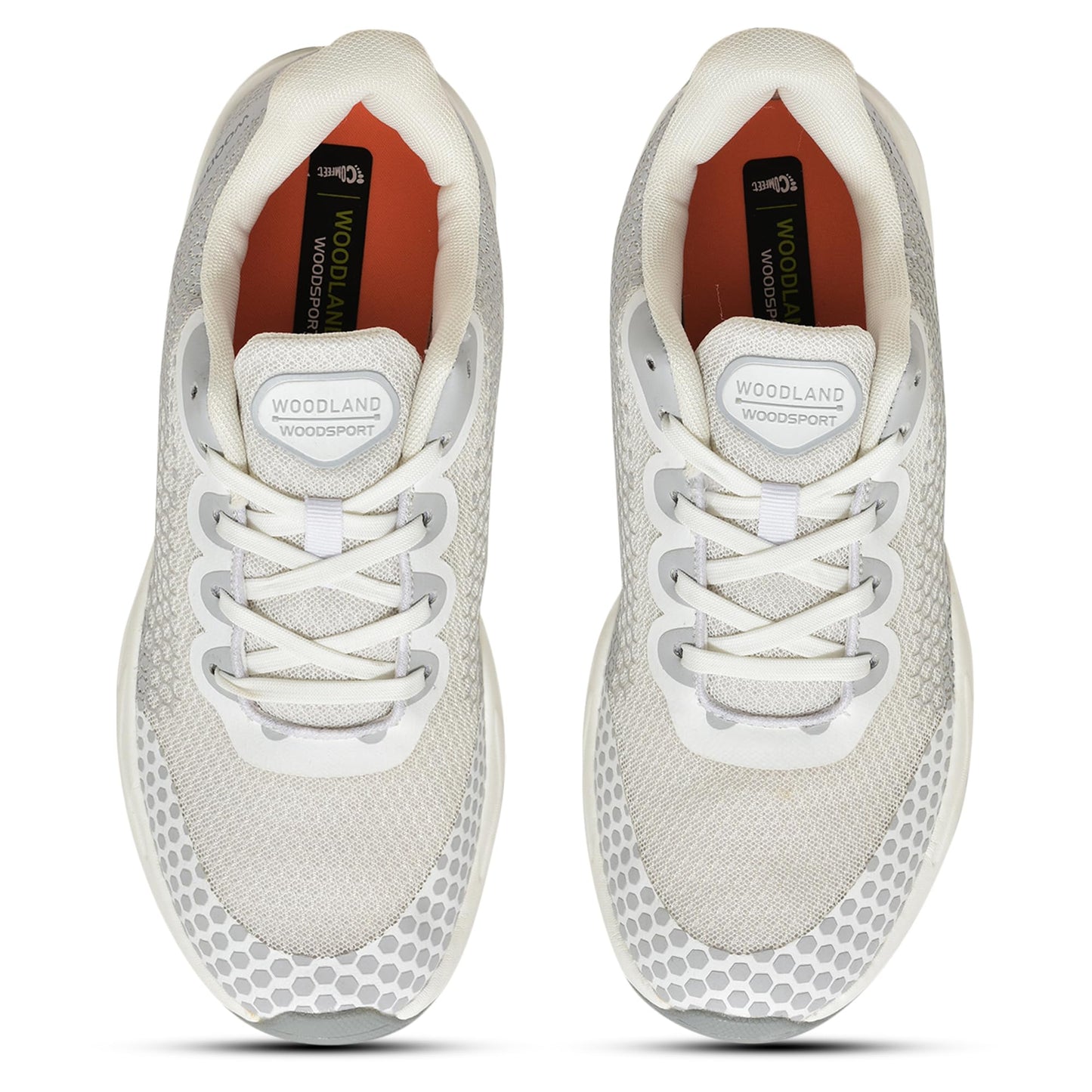 Woodland Men's White MESH Sports Shoes-10 UK (44 EU) (SGC 4710022)