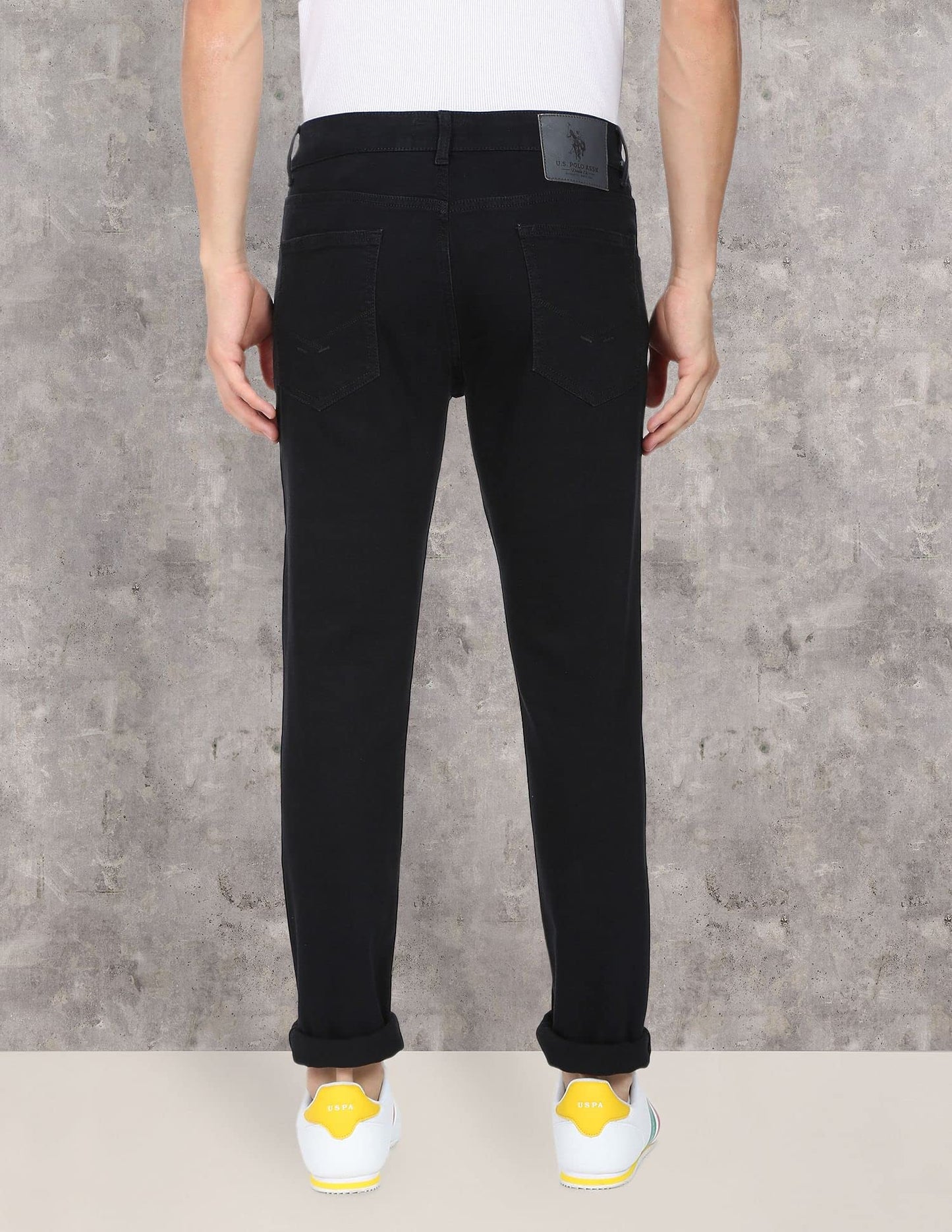 U.S. POLO ASSN. Brandon Slim Tapered Fit Jeans Black
