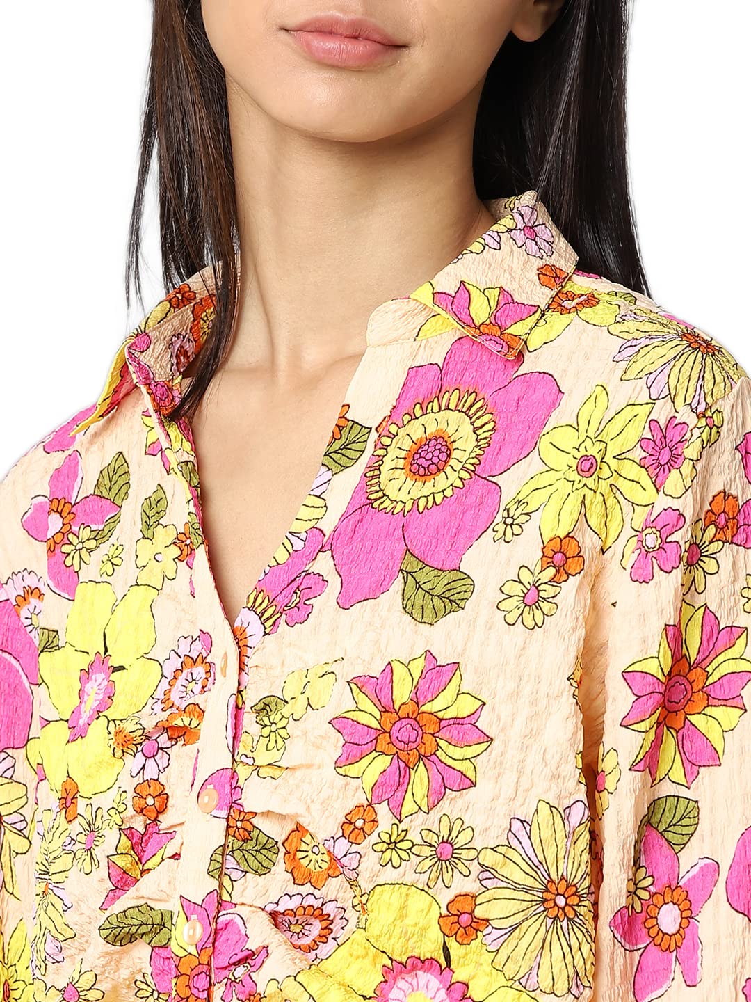 ONLY Regular Fit Shirt (124159801_Apricot Ice_36)