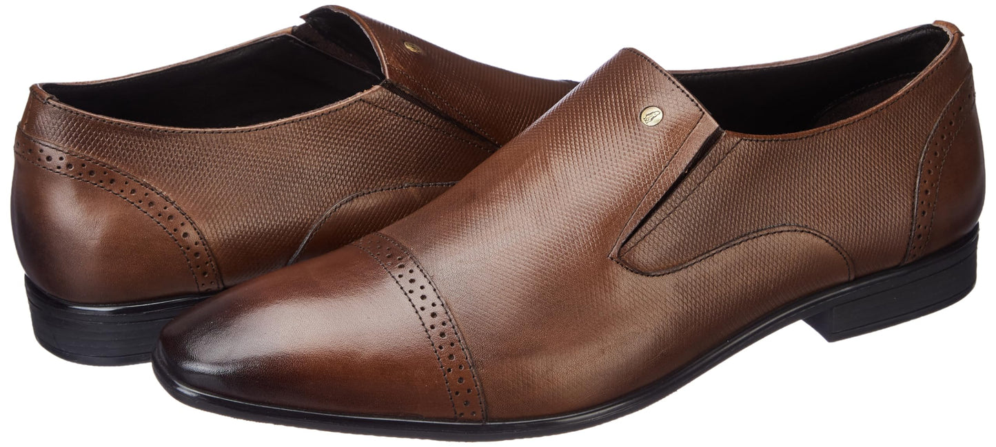 Hush Puppies Mens Danny Slipon E Brown Formal Shoes - 10 UK (8544890)