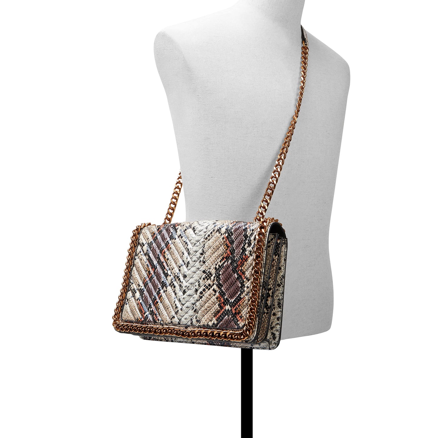 ALDO Women's Greenwald Crossbody Bag, Brown Multi, Regular