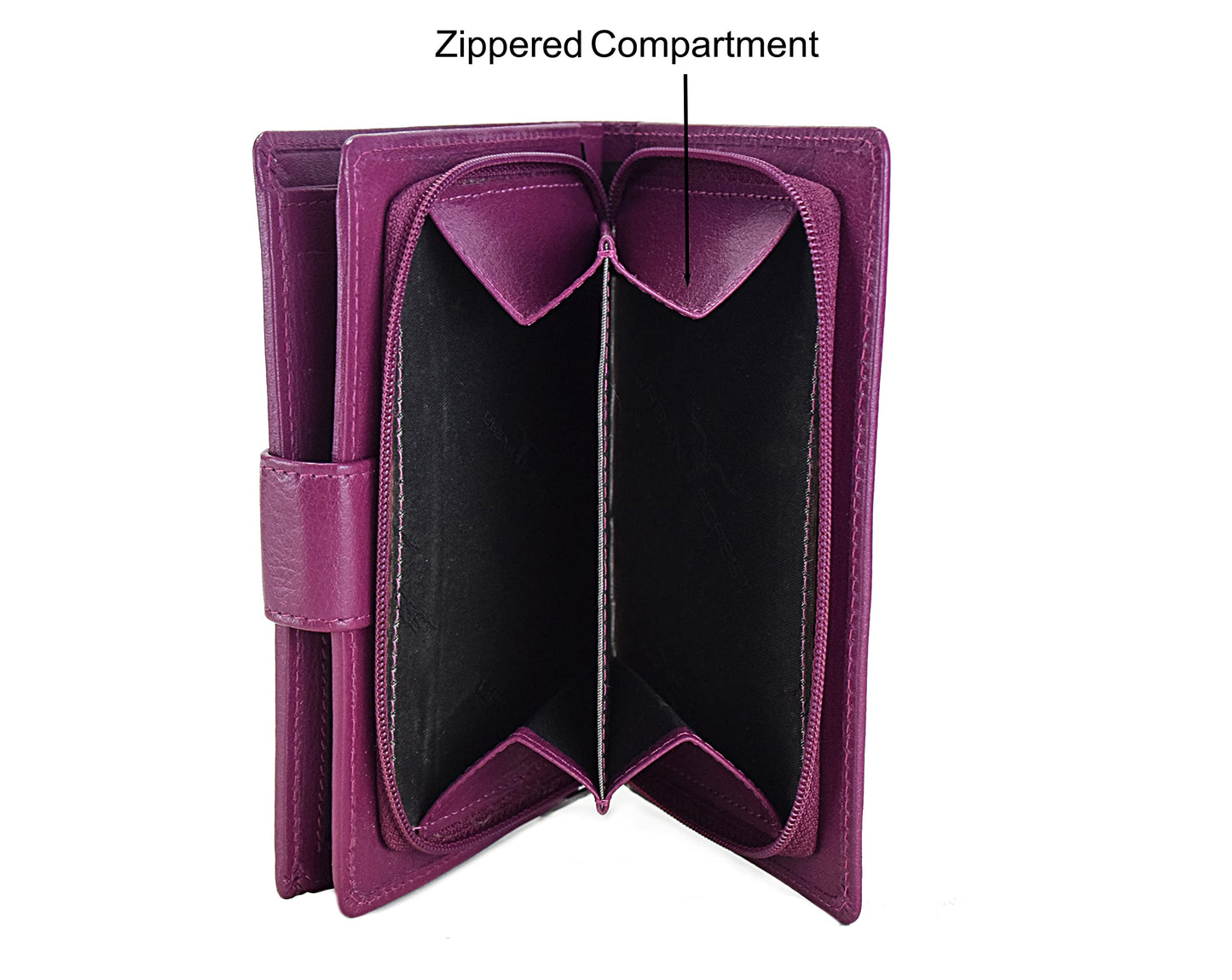 URBAN FOREST Tammy Lilac Leather Wallet Combo Gift Set for Women