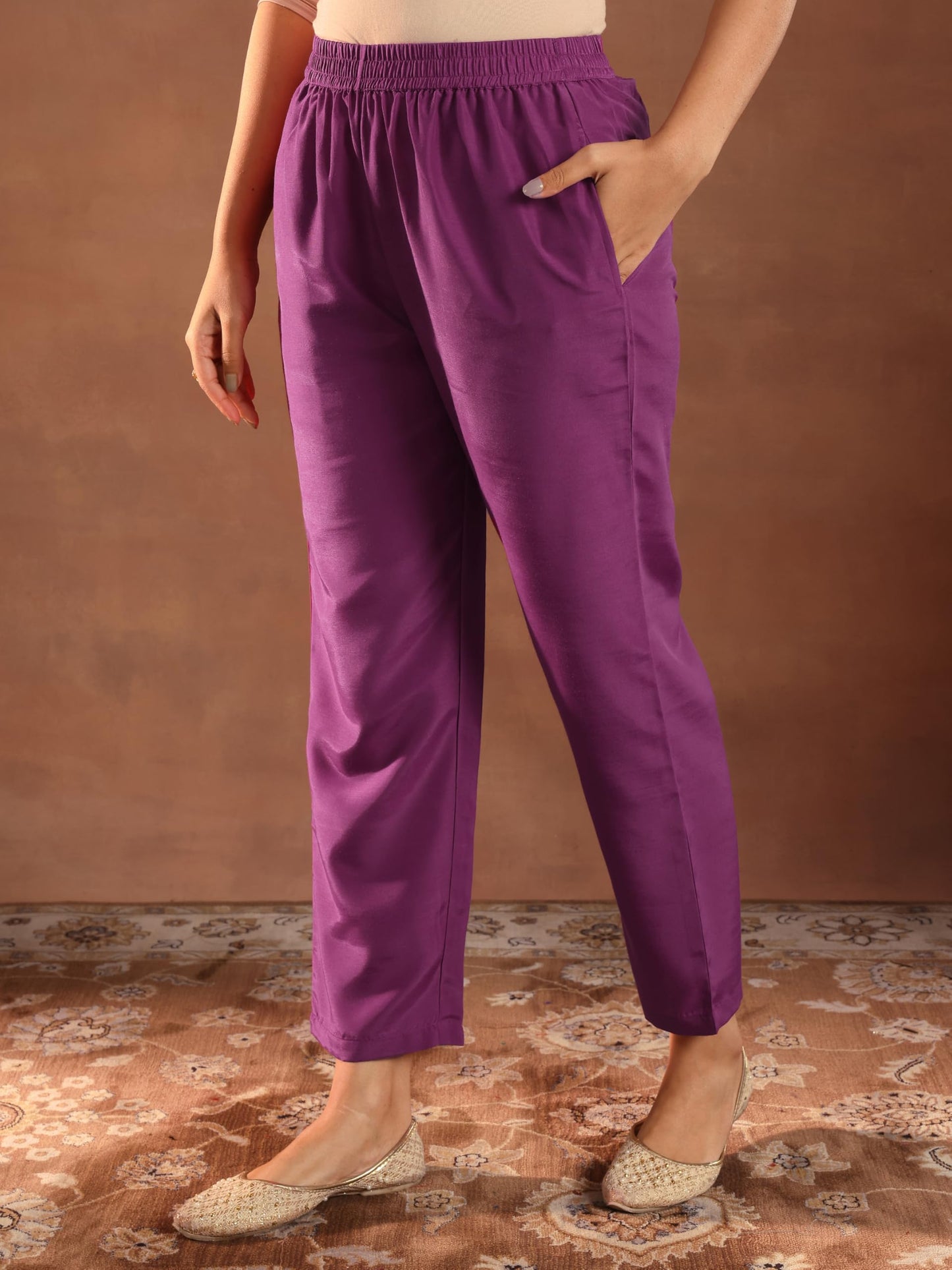 Libas Women's Silk Blend Kurta Set (49499