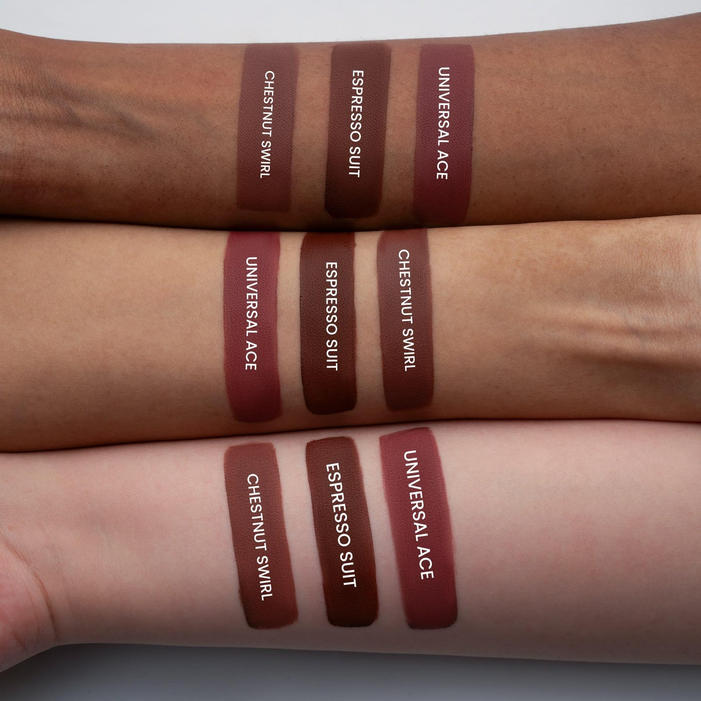 MARS Queen of Mattes Liquid Lipsticks Box Set of 3 (13.5 ml) (BROWNS) | Smudgeproof & Transferproof | Intense Pigmentation Long-Lasting Wear | Customizable Colors | Matte Finish