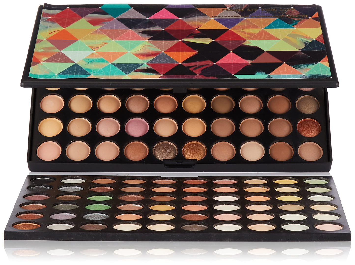 Make up For Life Professional 120 Colors Waterproof Eyeshadow Palette Natural Nude and Neon Combination Eye shadow Palette-04