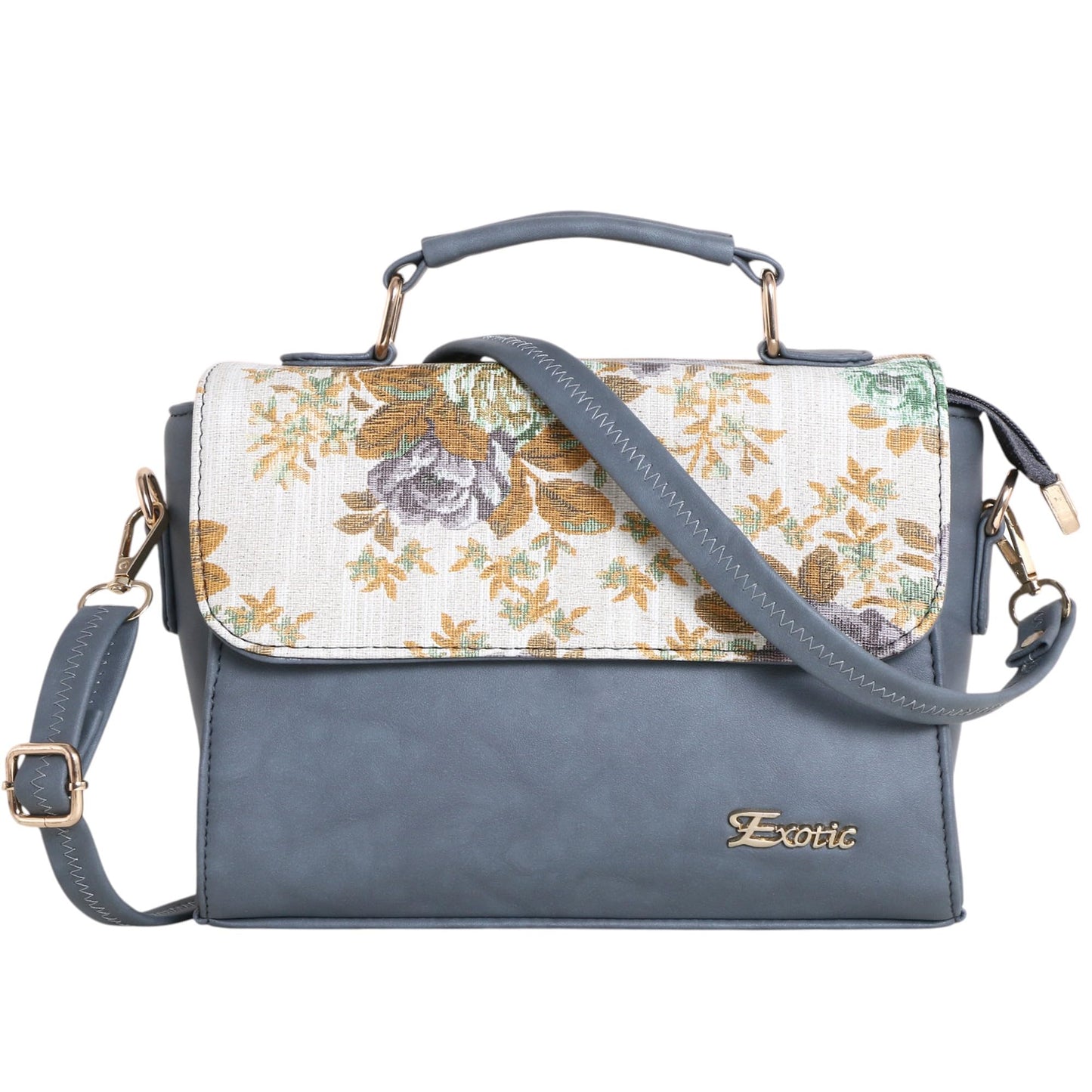 EXOTIC DualtoneSling Bag for Girls/Women (Grey)
