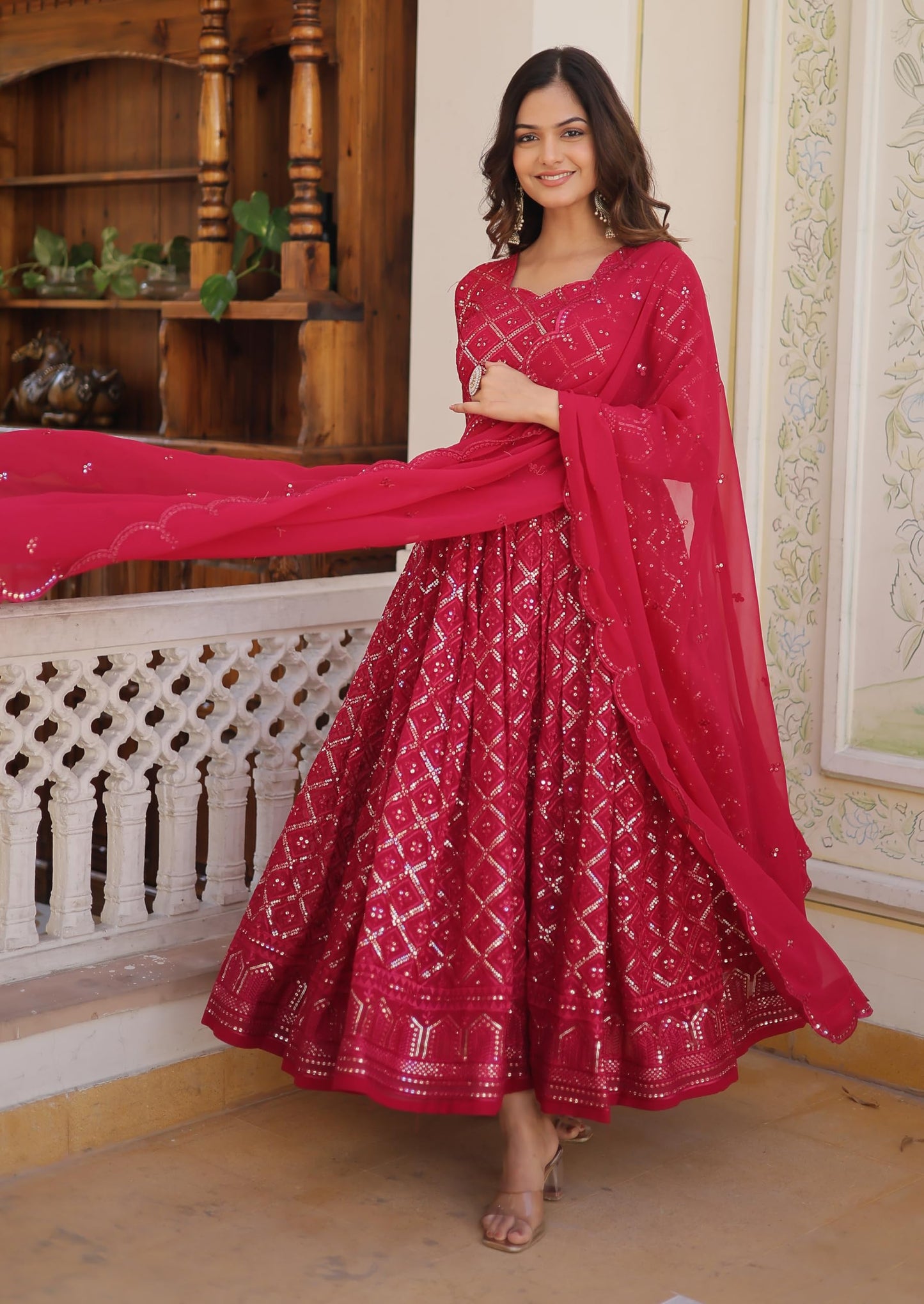 Fashion Basket Kurta with Duptta for Women Rani