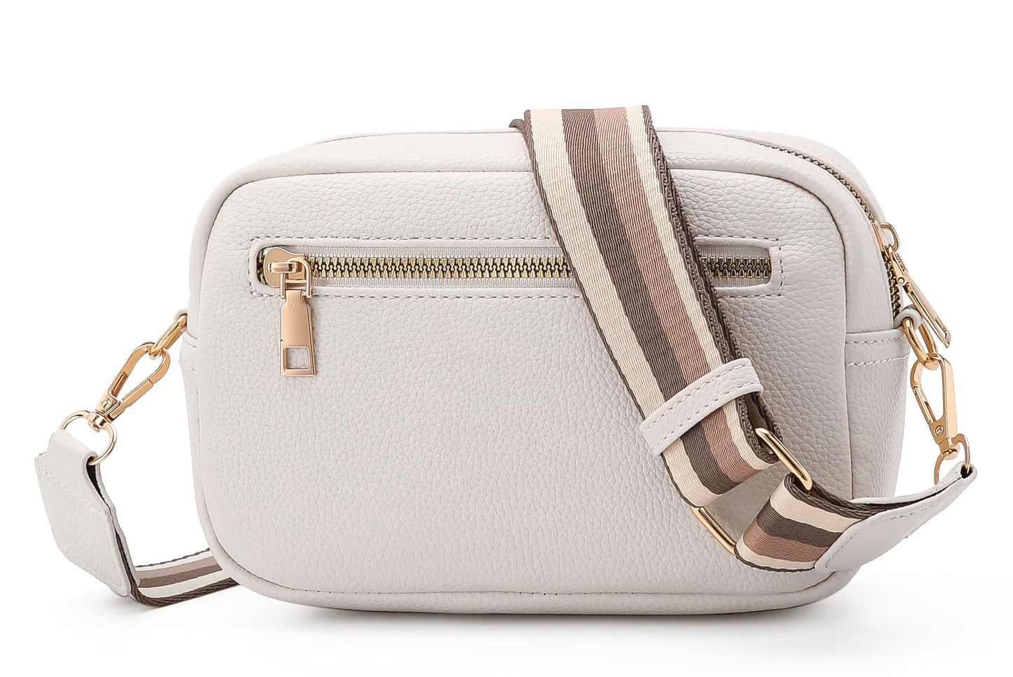 Diva Dale Broad Strap Cross-Body Sling Bag For Women (White)