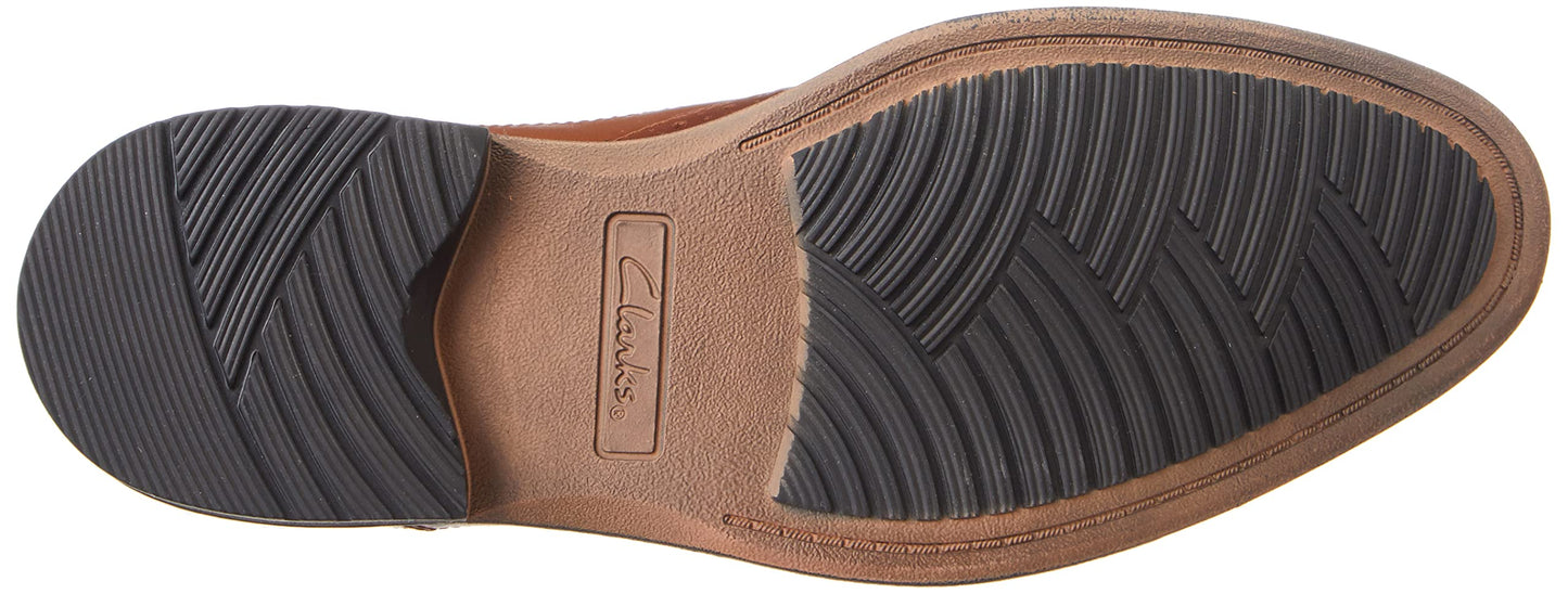 Clarks Quinwood Wing Dark Tan Lea