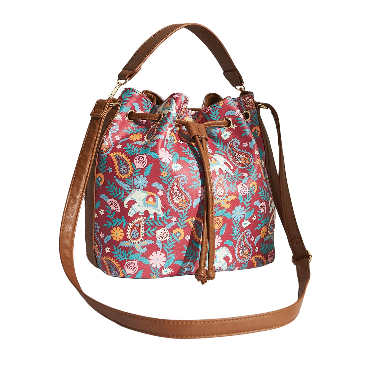 Chumbak Crossbody Sling Bag for Women | Stylish Printed Canvas Box Sling bag | Multipurpose Daily use Bag for Office/College/Travel