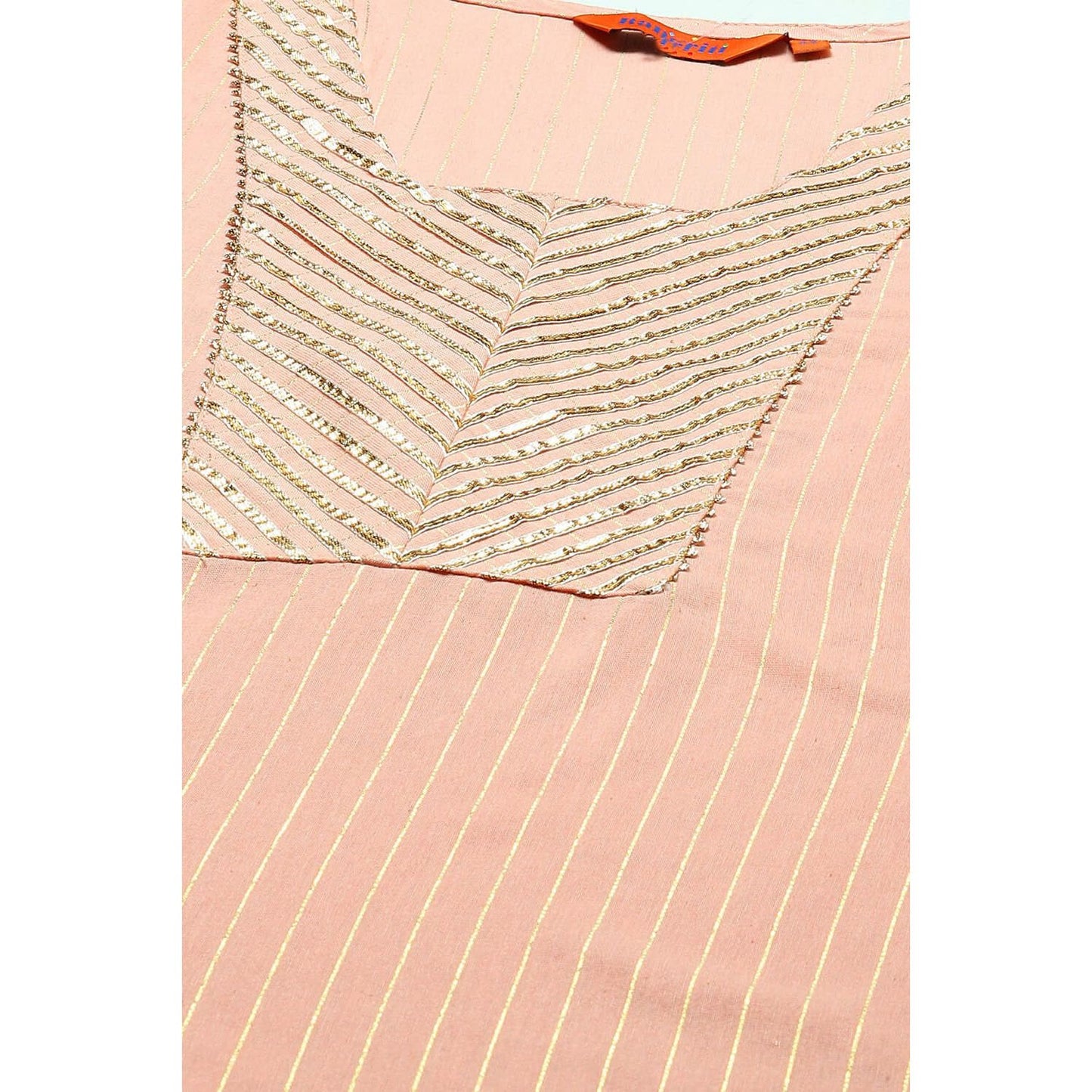 Rangriti Women Viscose Yarndyed Suit Set (RSKASSORTED18299_Pink_XL)
