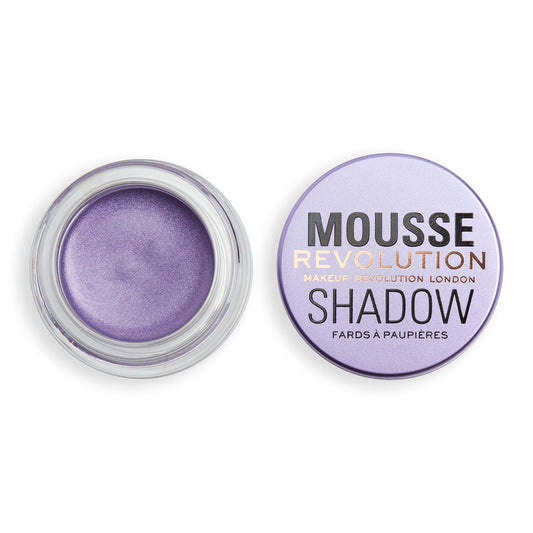 Makeup Revolution- Mousse Shadow- Lilac | Creamy whipped mousse formula for soft focus |Non-sticky, cream-to-powder finish |Foil finish with longevity | Light-as-air mousse shadow | 4gm