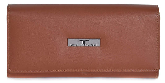 URBAN FOREST Natalie Cognac Womens Leather Wallet