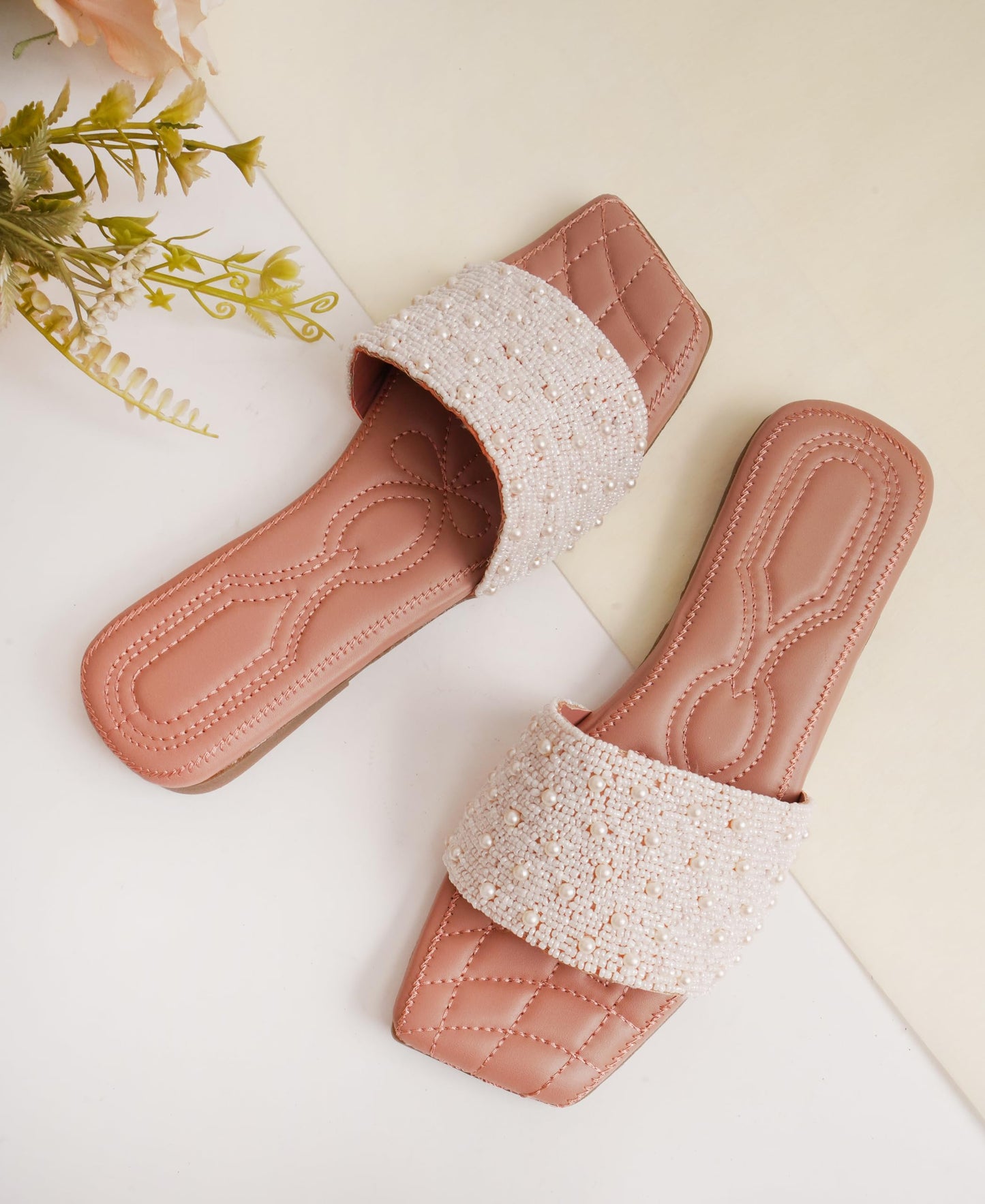 SilverArrow Women's Aurco Flats Sandals (06shft0923_Pink_5 UK)