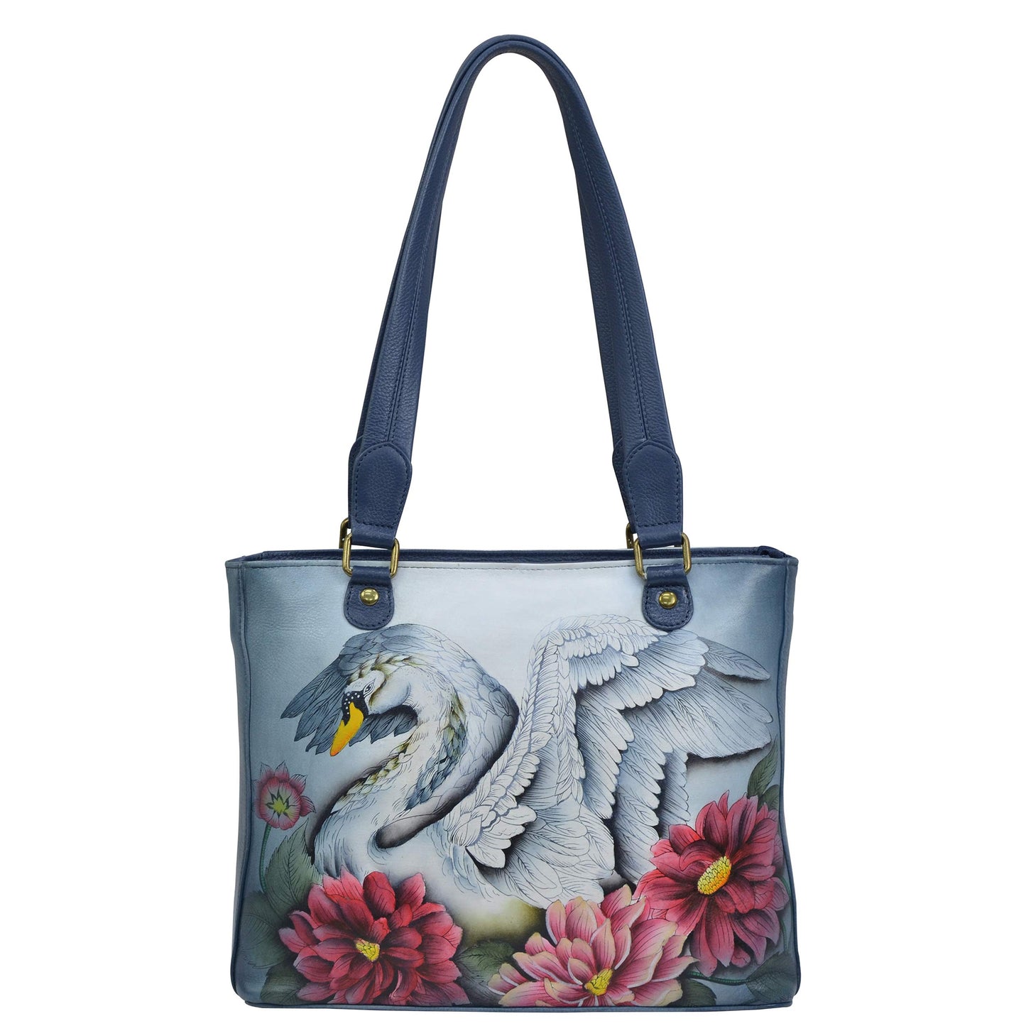 Anuschka Handbags Medium Shopper 677 Swan Song One Size