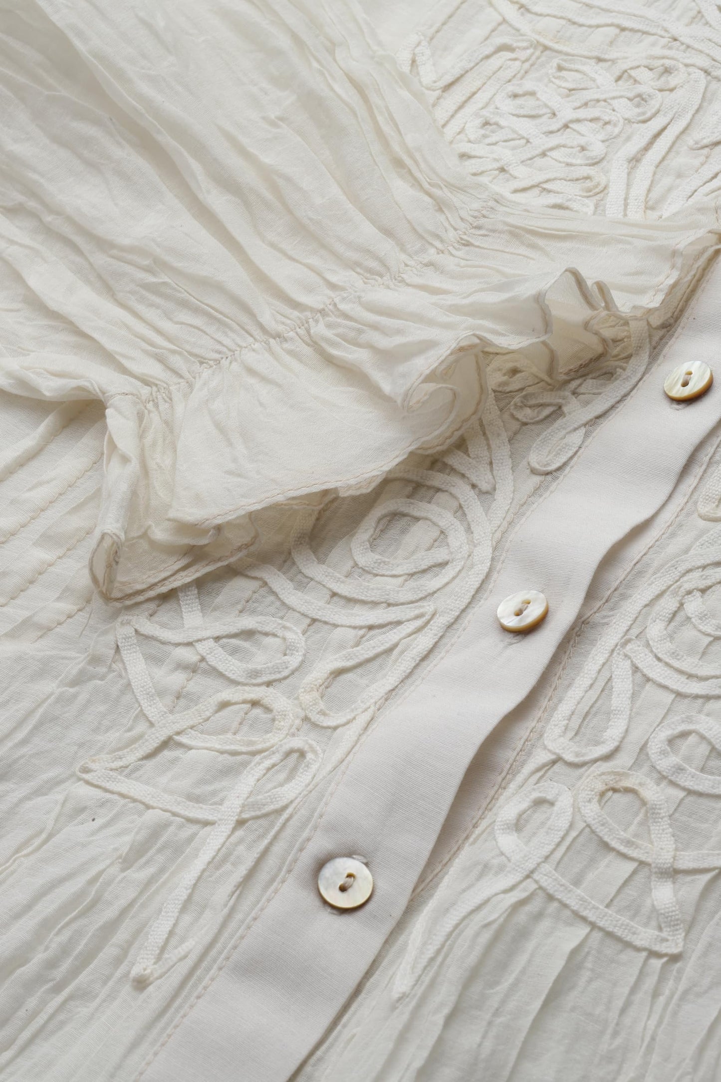 Ritu Kumar Ecru Essential-Label Shirt