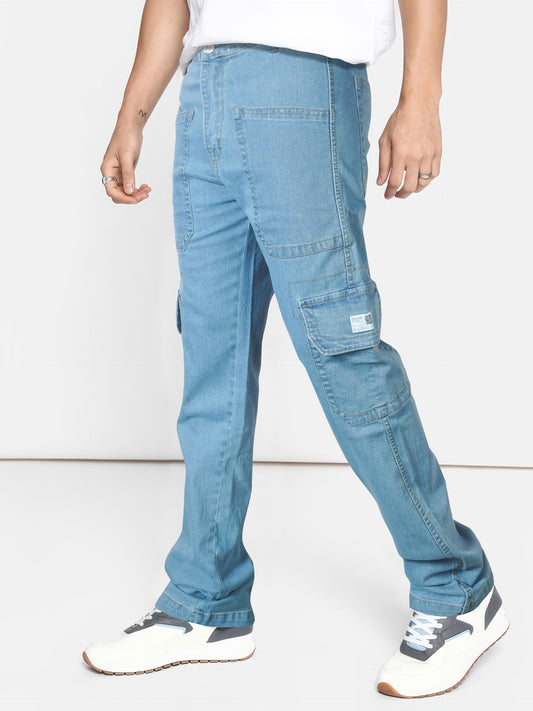 RIG BONE Relaxed Basic Men's Jeans (in, Numeric, 36, Plus, Light Blue)