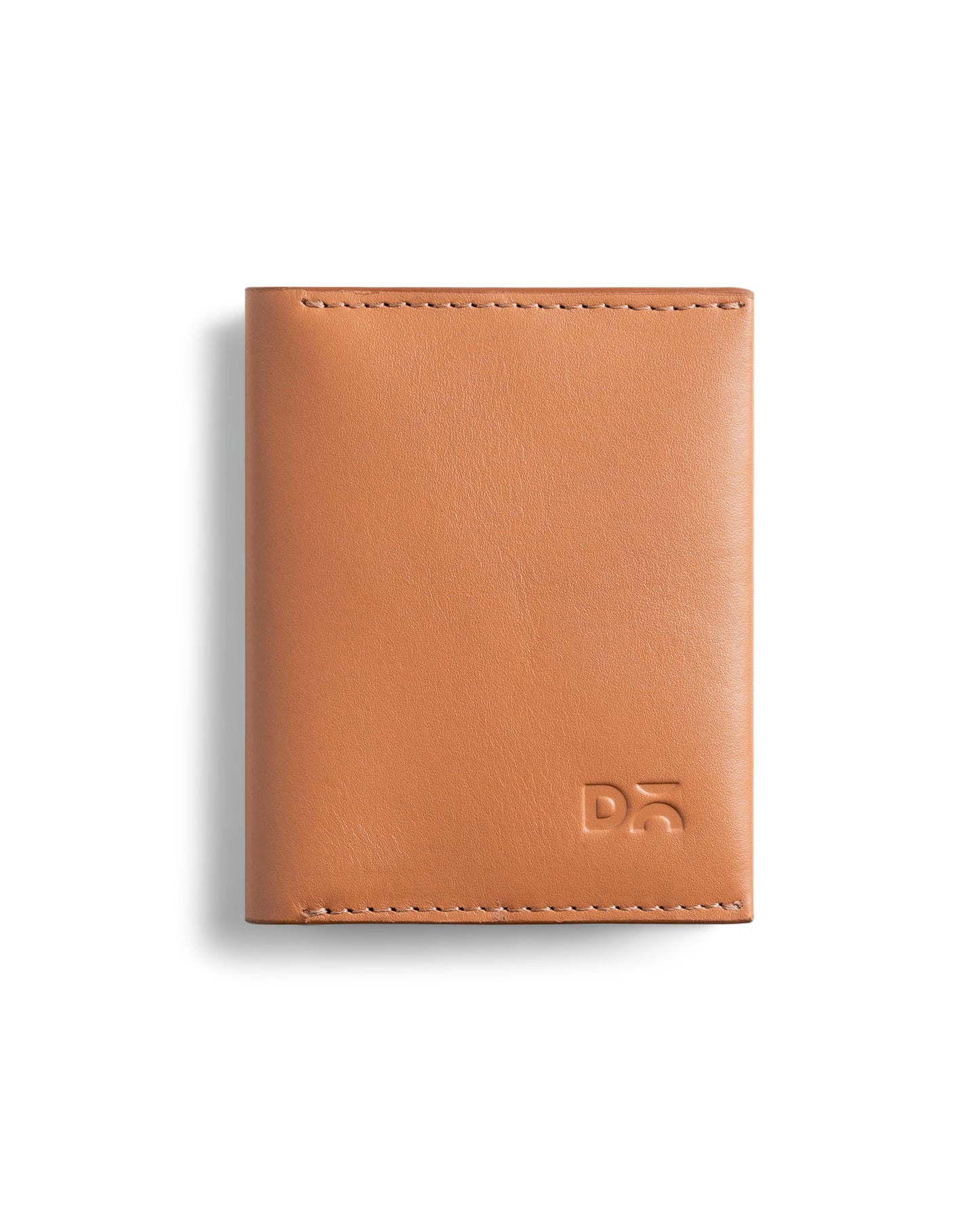 DailyObjects Tan Even Bi-Fold Card Wallet | Men | Premium Design | Full-Grain Leather | Gents Wallet Branded | Handcrafted | Guys| Card Holder | Dedicated Sleeve| 4 Card Slots| Dual-Tone Colourways