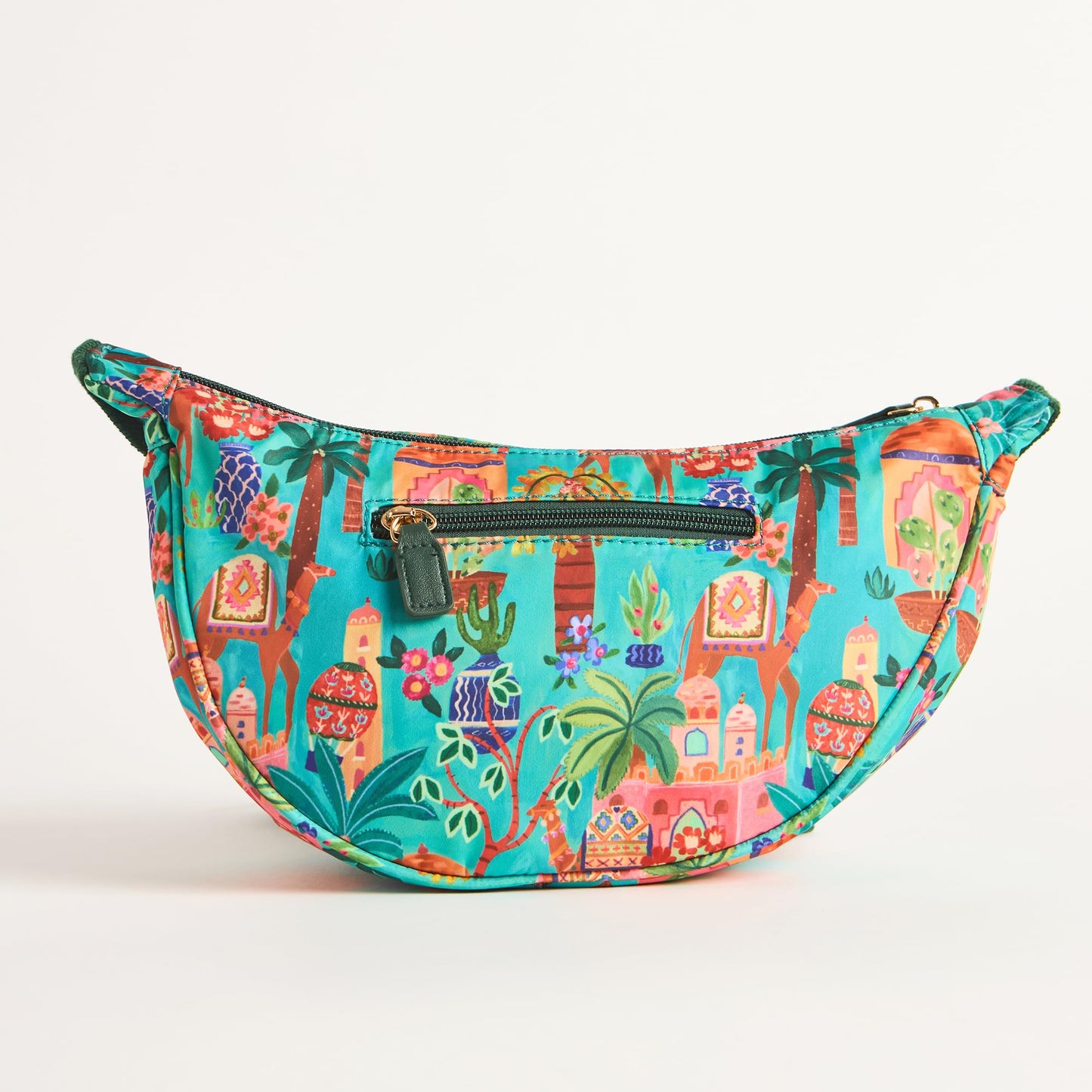 Chumbak Trippy Shoulder Bag - Jaipurscape, Digital Nomad, Fanny Bag for Women and Girls Crossbody Purse Bag, Adjustable Strap, Mini Makeup Pouch