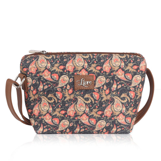 LIVRO Stylish Vegan Leather Sling Bag for Women – Latest Trendy Crossbody Sling Bag for Girls | Lightweight & Durable slingbag for Everyday Casual Use, Travel & Outings | LV Carry Bag