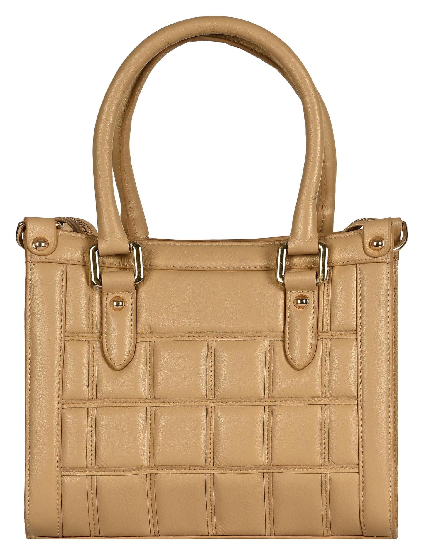 eske Viviana Genuine Leather Women's Handbag (Light Gold)