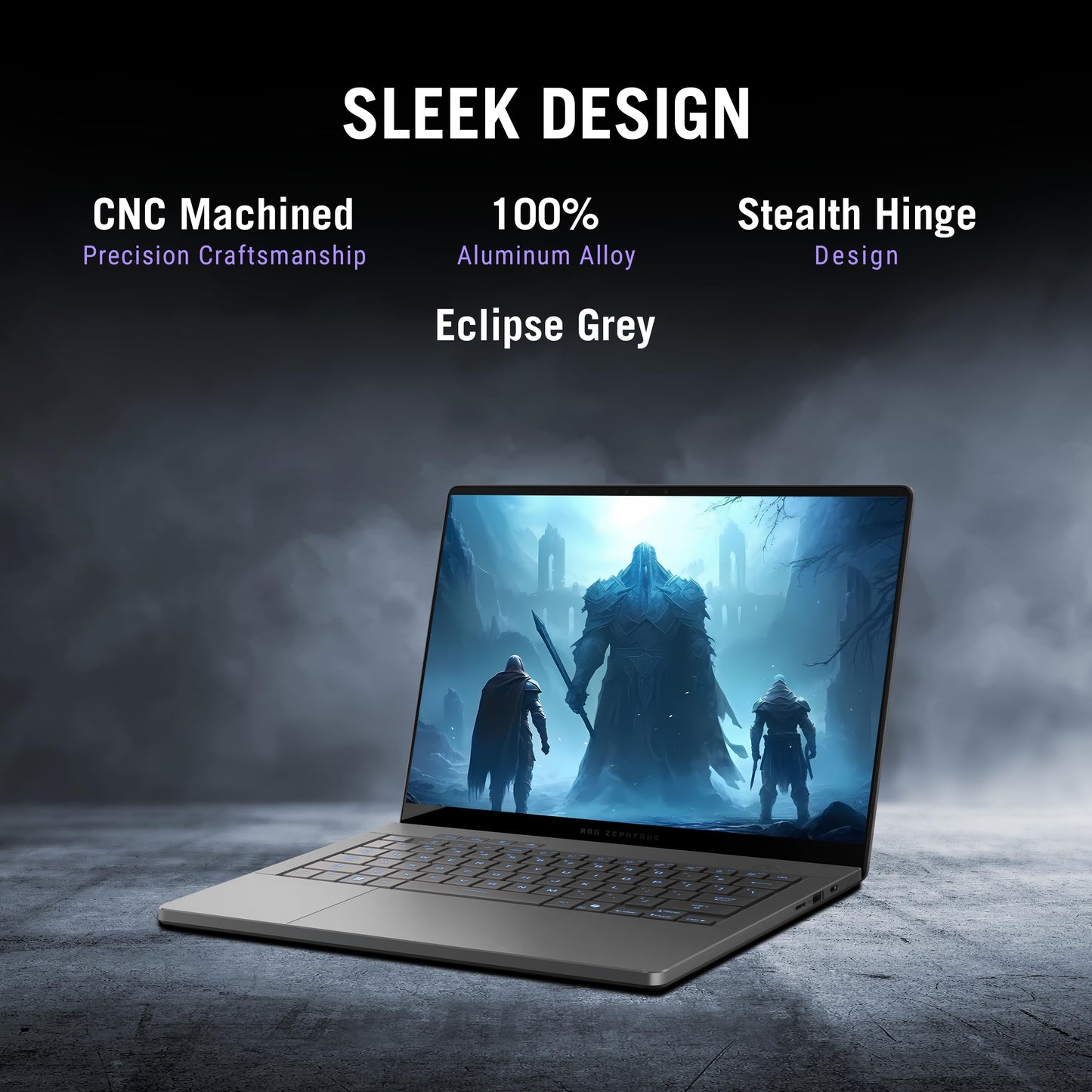 ASUS ROG Zephyrus G14,AMD Ryzen 9 270, Gaming Laptop(RTX 5060-8GB/90W TGP/16GB/1TB/3K OLED/14/120Hz/73WHrs/Windows 11/M365 Basic (1Year)*/Office Home 2024/Eclipse Gray/1.5 Kg) GA403UM-QS007WS