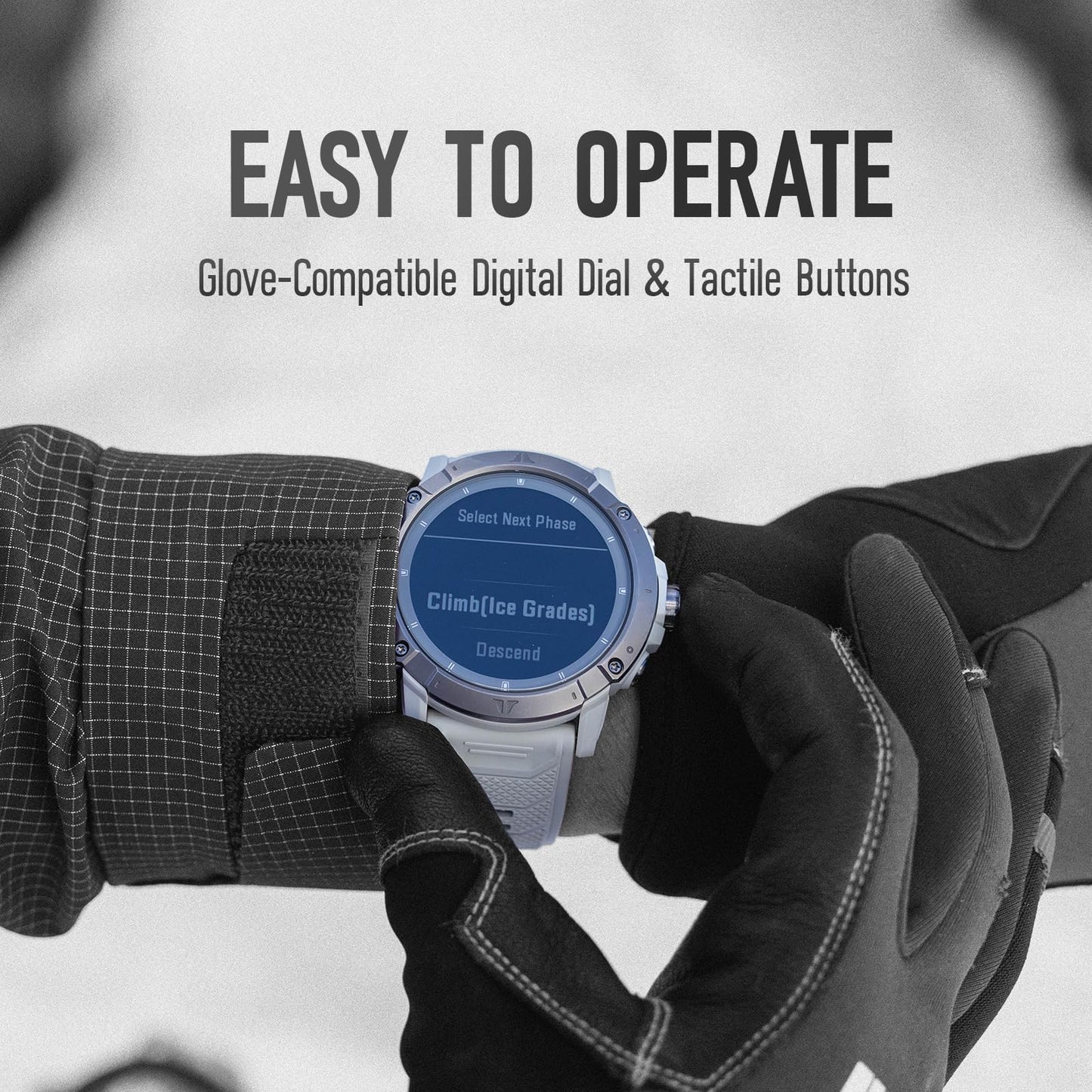 COROS VERTIX 2S Adventure GPS Watch, 36 Days Battery Life, GPS Navigation with Global Offline Maps, Route Planner, Heart Rate Monitor, Rock Climbing, Skiing, Running, Biking - Space Black