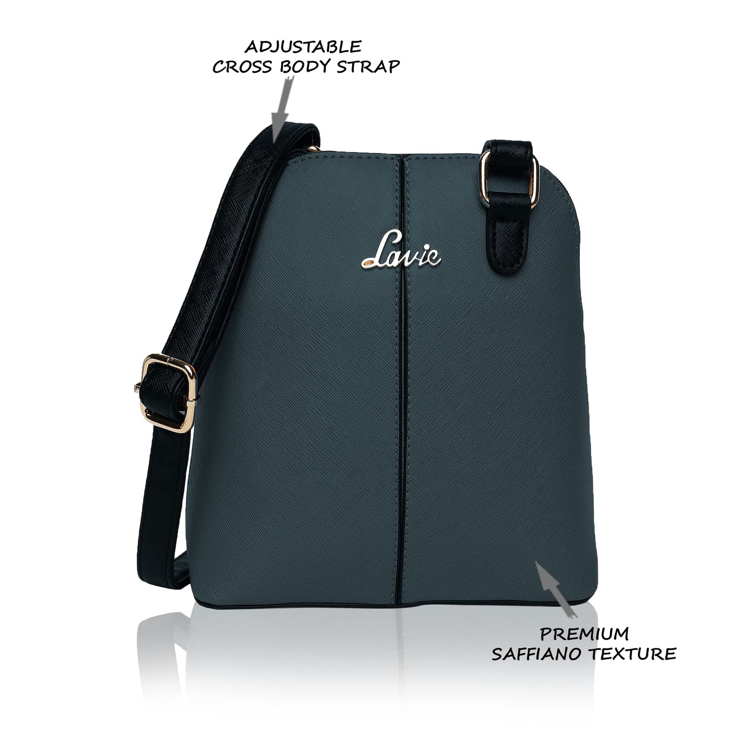 Lavie Women SPINE VT DOME TEAL- LADIES HANDBAG