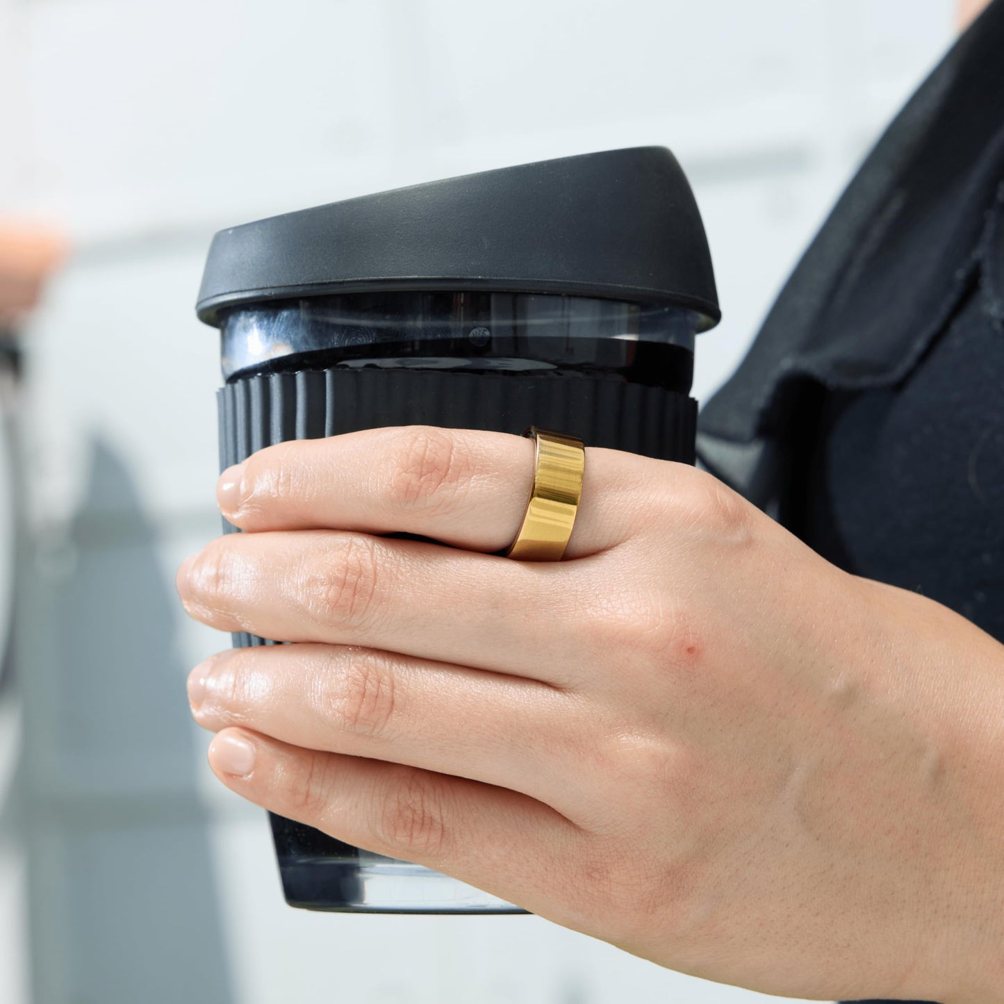 ULTRAHUMAN Ring AIR-Smart Ring Activity Tracker, Size First Sizing Kit,Sleep Tracker,Smart Ring for Men/Women,Fitness Tracker (Bionic Gold, 10)