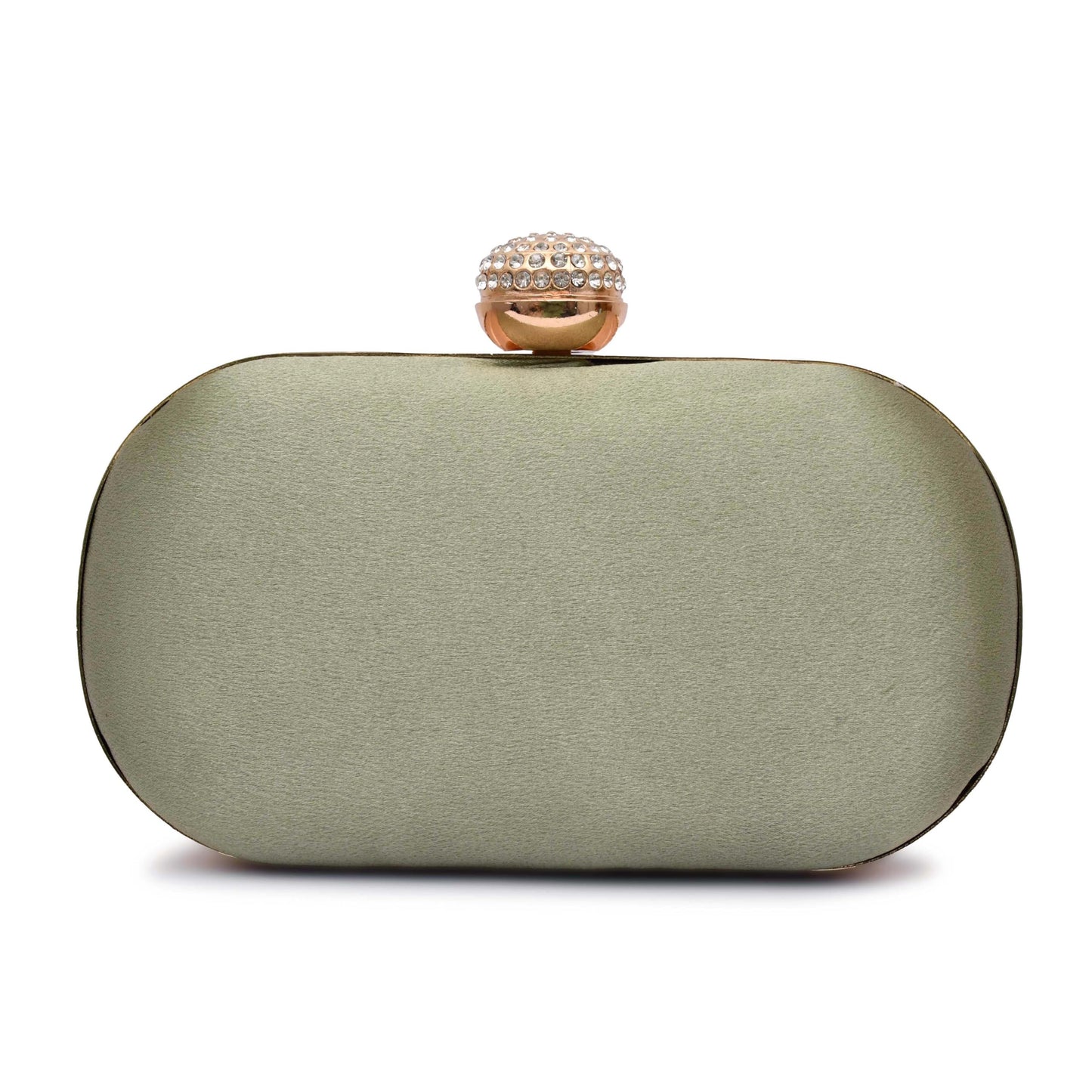 For The Beautiful You Green Embroidered Women's Clutch (cp-127)