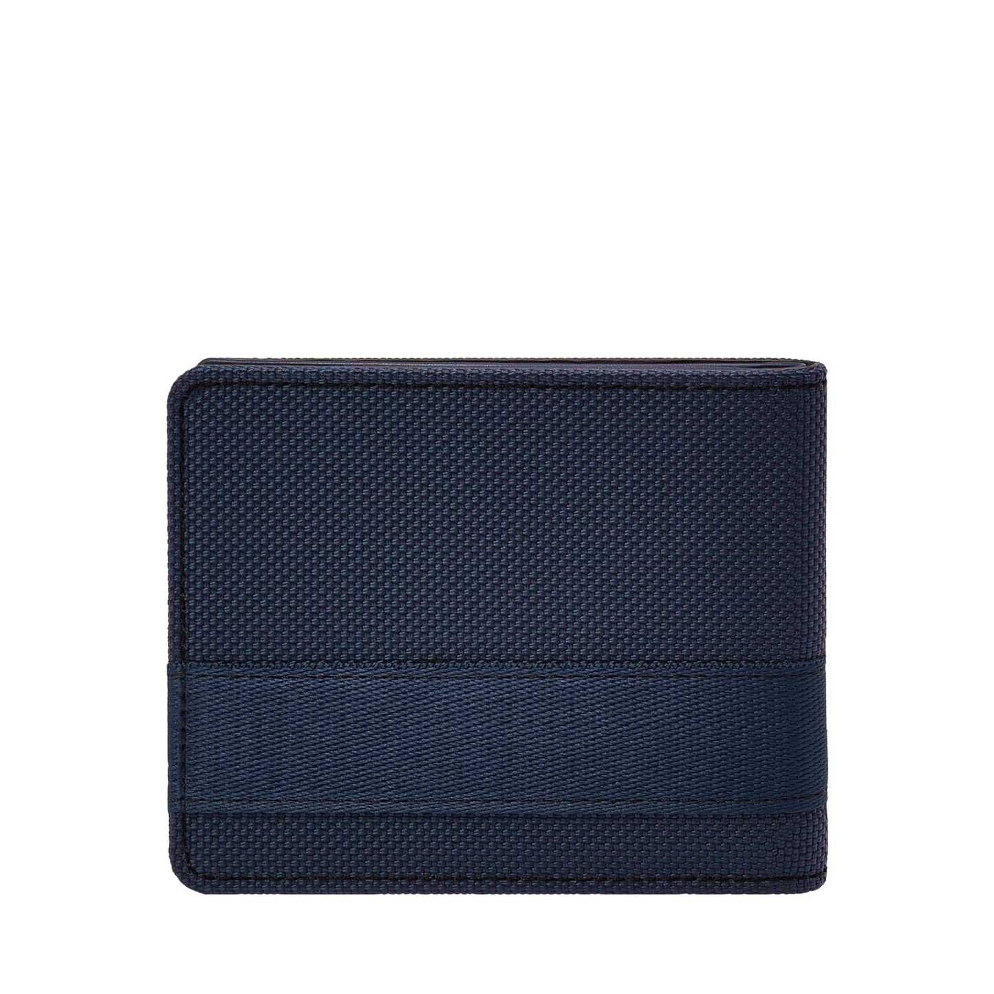 Fossil Men's Nylon Bifold Wallet, Navy, One Size, Bifold Wallet