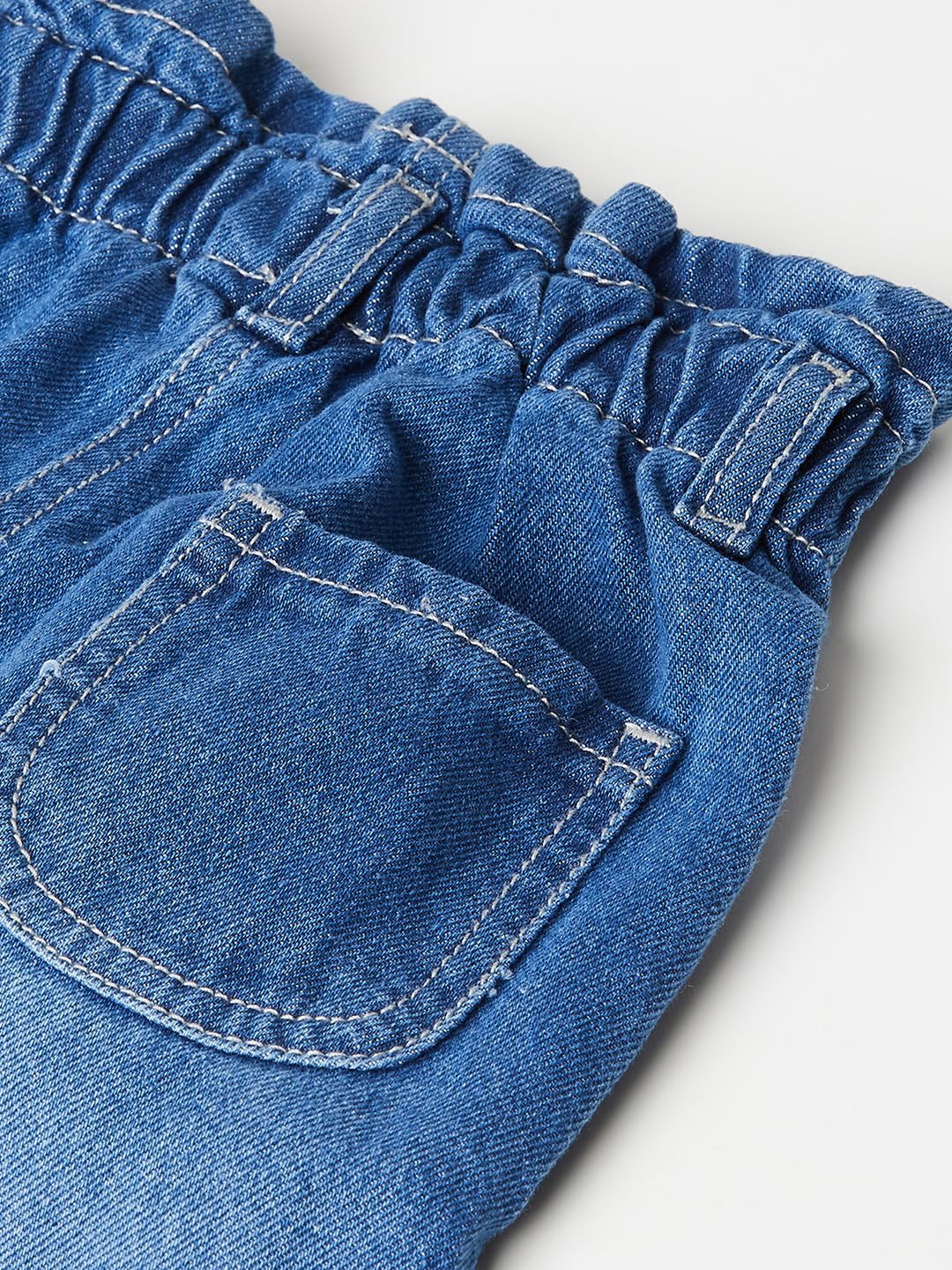 Max Girl's Regular Jeans (S725AFD01_Blue