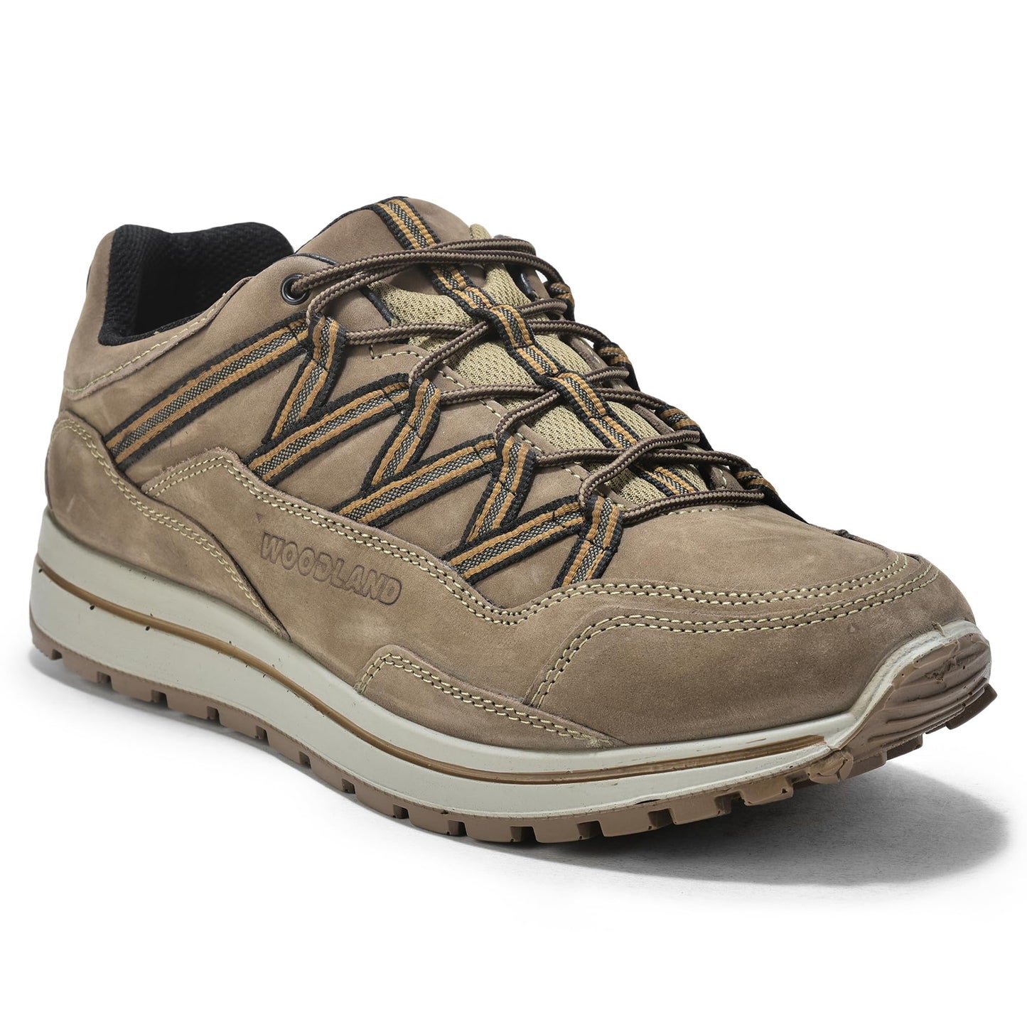 Woodland Men's Dubai Khaki Nubuk DSLMLD Casual Shoes-9 UK (43EURO) (GC 6055123)