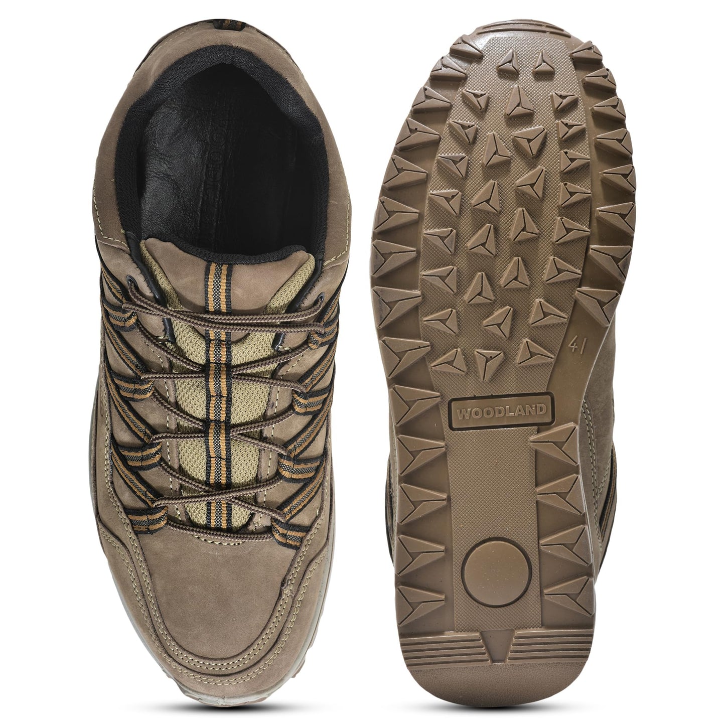Woodland Men's Dubai Khaki Nubuk DSLMLD Casual Shoes-9 UK (43EURO) (GC 6055123)