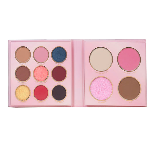 MARS The City Paradise Makeup Kit | Highly Pigmented and Blendable | 9 Eyeshadow Palette with 1 Highlighter, Blusher, Bronzer & Compact Powder each (16.0 gm) (07-Jaipur)