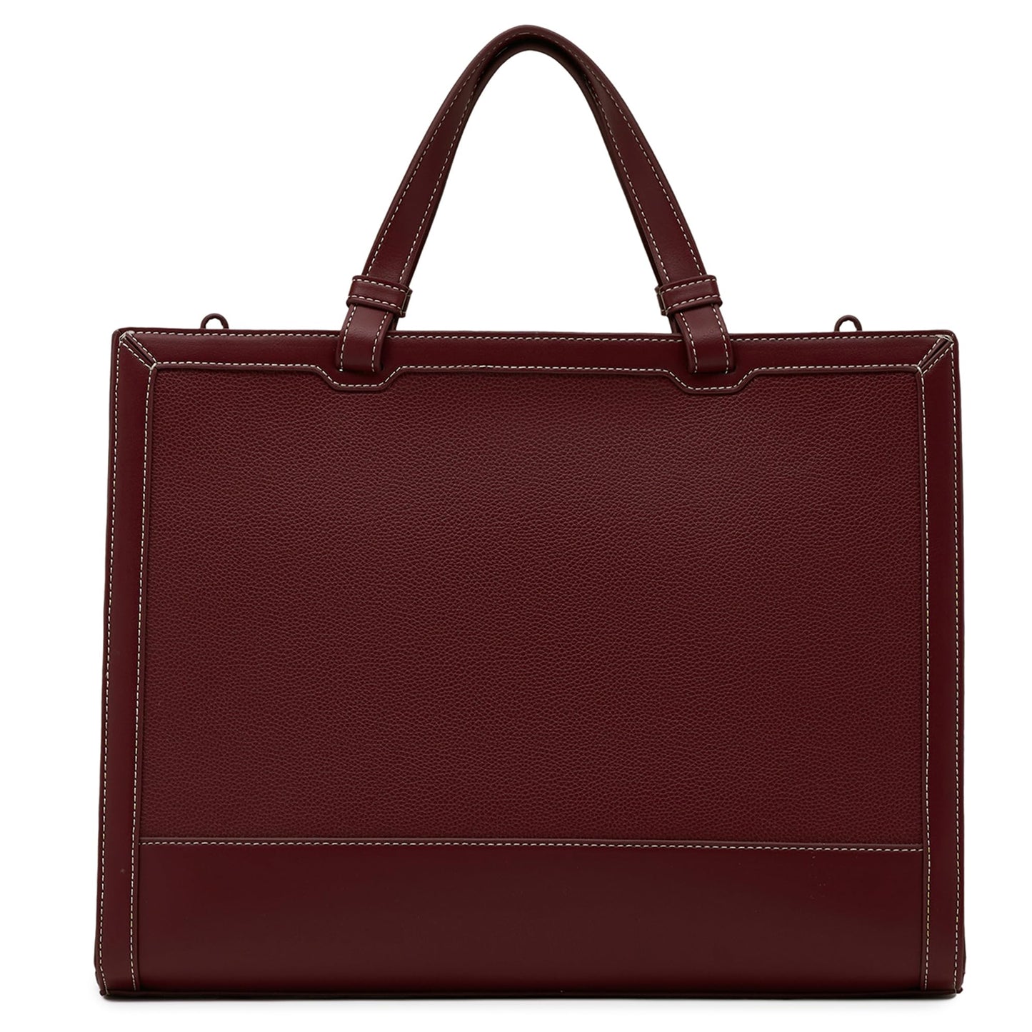 Miraggio Rebecca Tote Bag | Fits Upto 14 Inches Laptop With Adjustable & Detachable Strap | Office Tote Bag For Women Big Totes For Work & Travel (Wine)