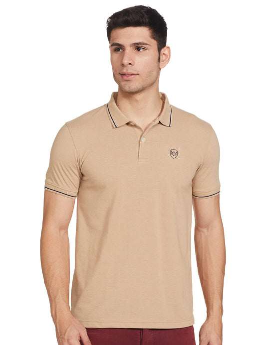 Max Men's Slim T-Shirt (SCBKHPA2112OPKHAKI_Khaki L)