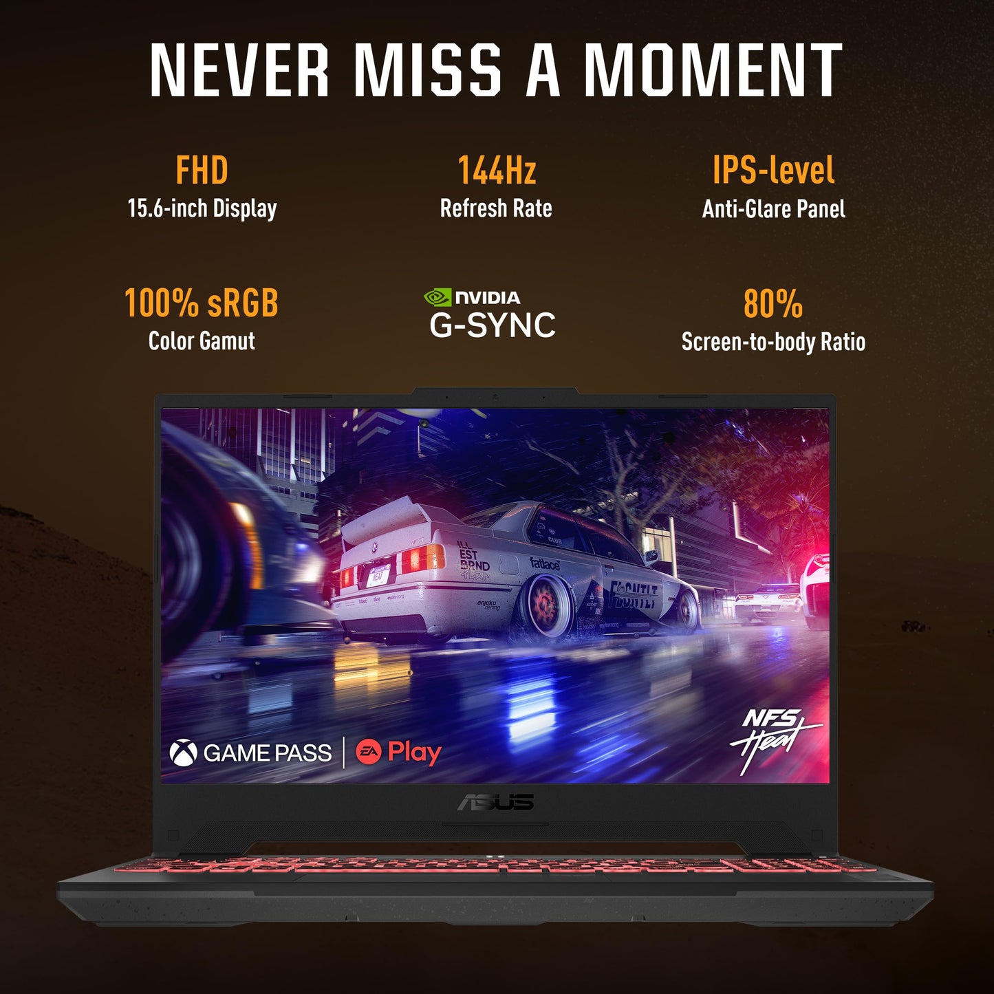 ASUS TUF Gaming F15, 15.6" FHD 16:9, 144Hz 250nits, Intel Core i7-13620H 13th Gen, Gaming Laptop (16GB RAM/512GB SSD/RTX 4050/Windows 11/Office Home/90WHr Battery/Mecha Gray/2.2 Kg), FX507VU-LP210WS