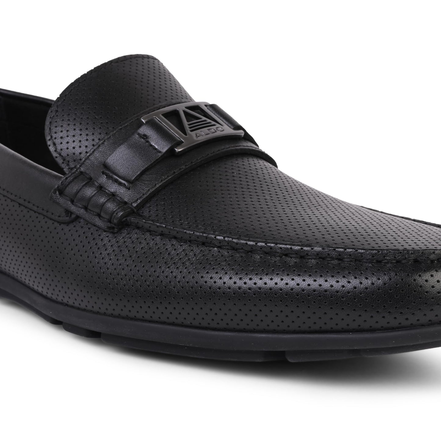 Aldo HAENDACIENA-IN001 Black Leather Moccasins