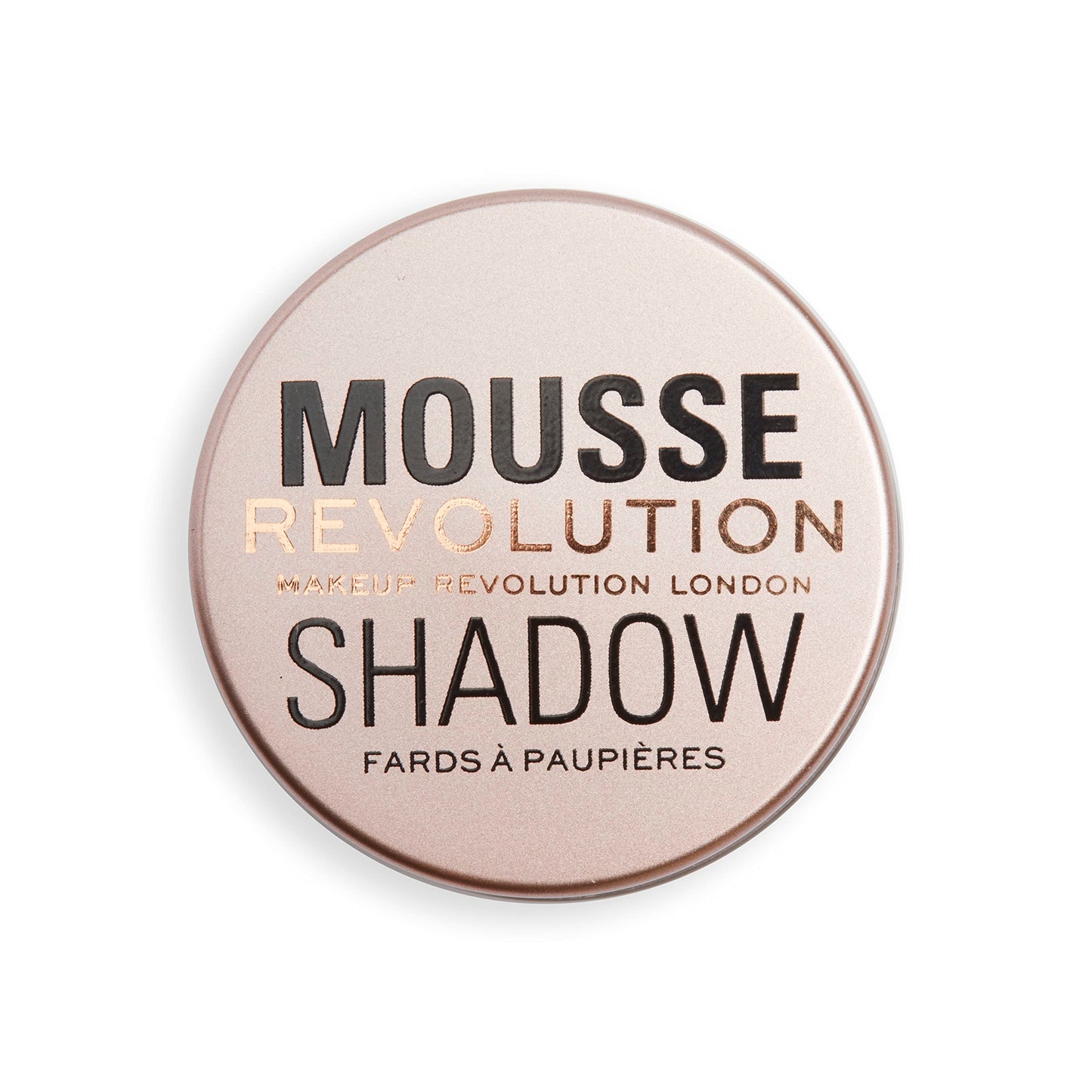Makeup Revolution- Mousse Shadow- Rose Gold | Creamy whipped mousse formula for soft focus |Non-sticky, cream-to-powder finish |Foil finish with longevity | Light-as-air mousse shadow | 4gm