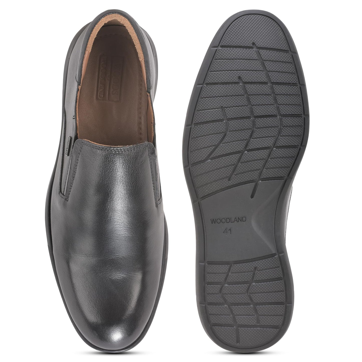 Woodland Men's Black Softy Formal Shoes -6 UK (40EURO) (OGW 6209024)