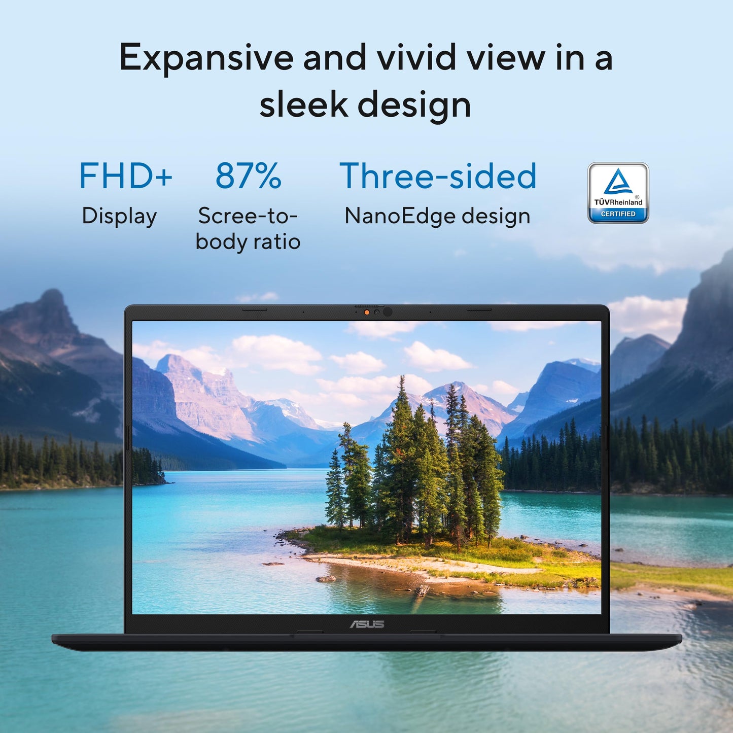 ASUS Vivobook 14, Smartchoice, AMD Ryzen AI 5 330, 16GB RAM, 512GB SSD,FHD+ 14", Win11,Office Home 2024, M365 Basic (1Year), Quiet Blue, 1.46Kg, M1407KA-LY132WS,AMD Radeon iGPU, 50 Tops, Copilot AI PC