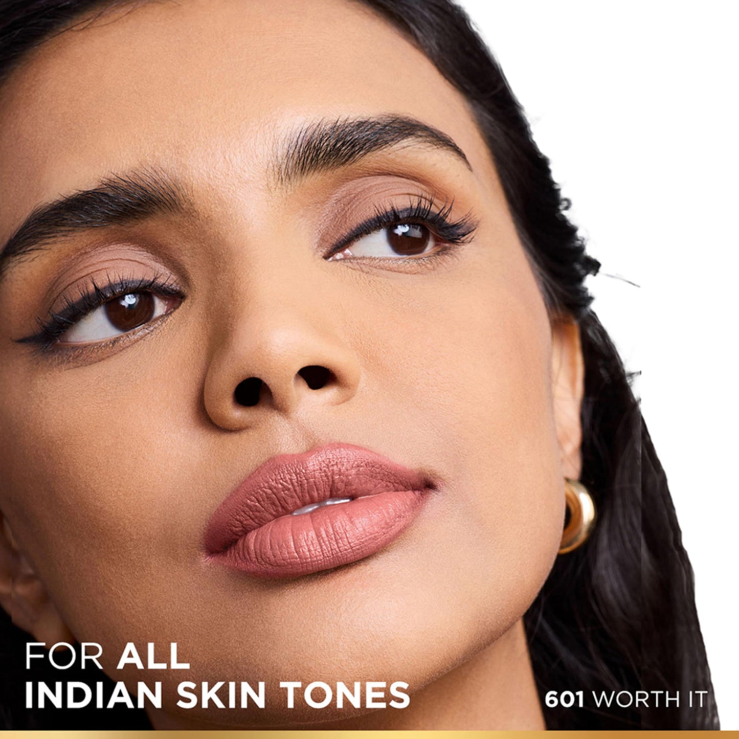 L'OREAL PARIS Color Riche Satin Lipstick- 601 Worth It, 4 Gm